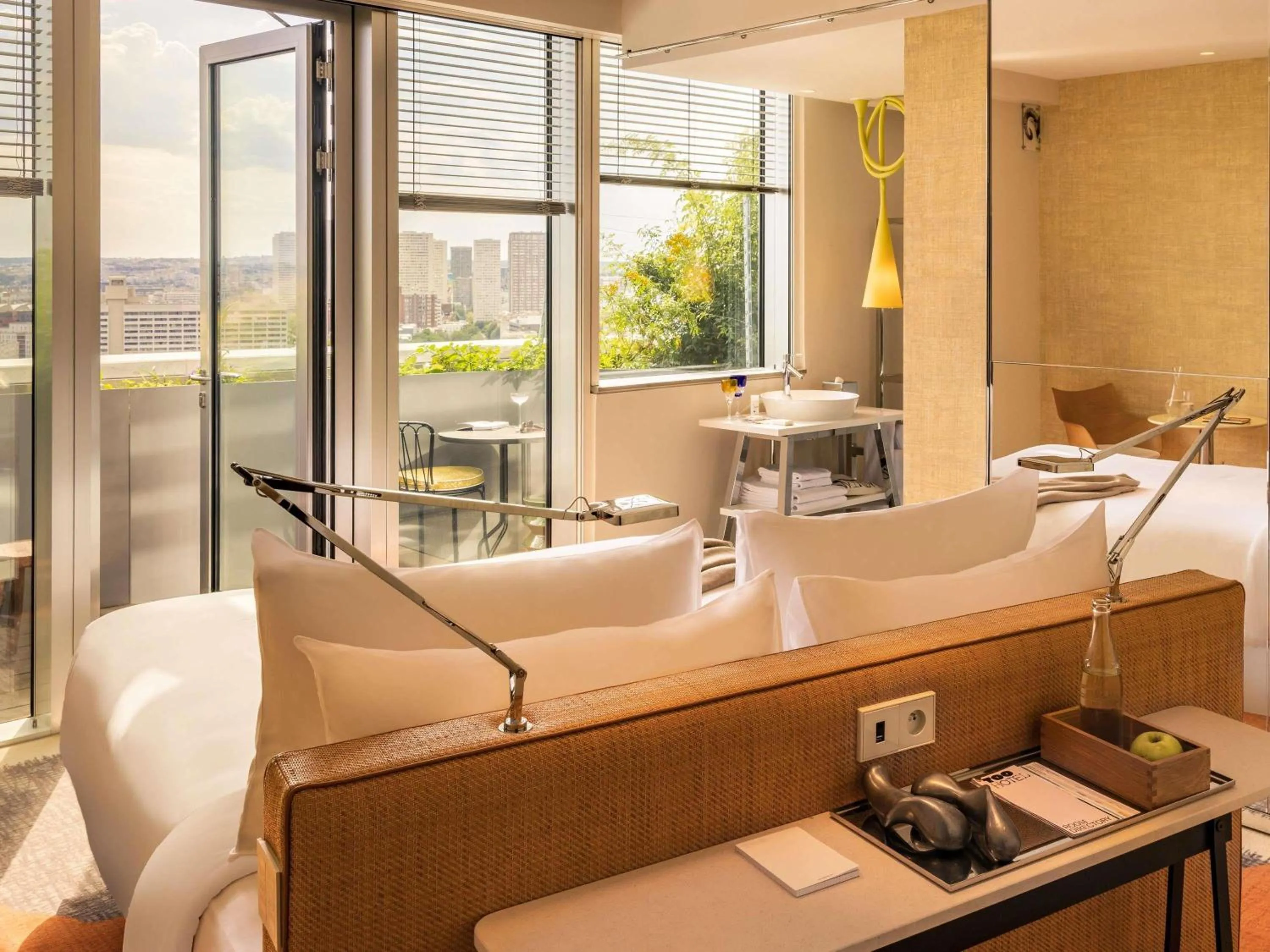 Deluxe King Room with Terrace and City View in Too Hotel & Spa Paris - MGallery Collection