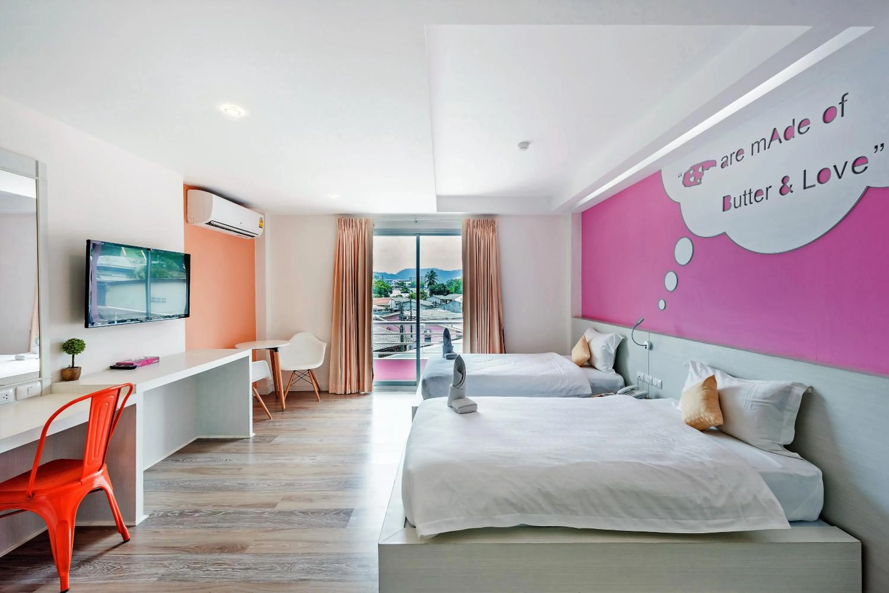 Deluxe Twin Room in The Tint At Phuket Town - SHA Plus