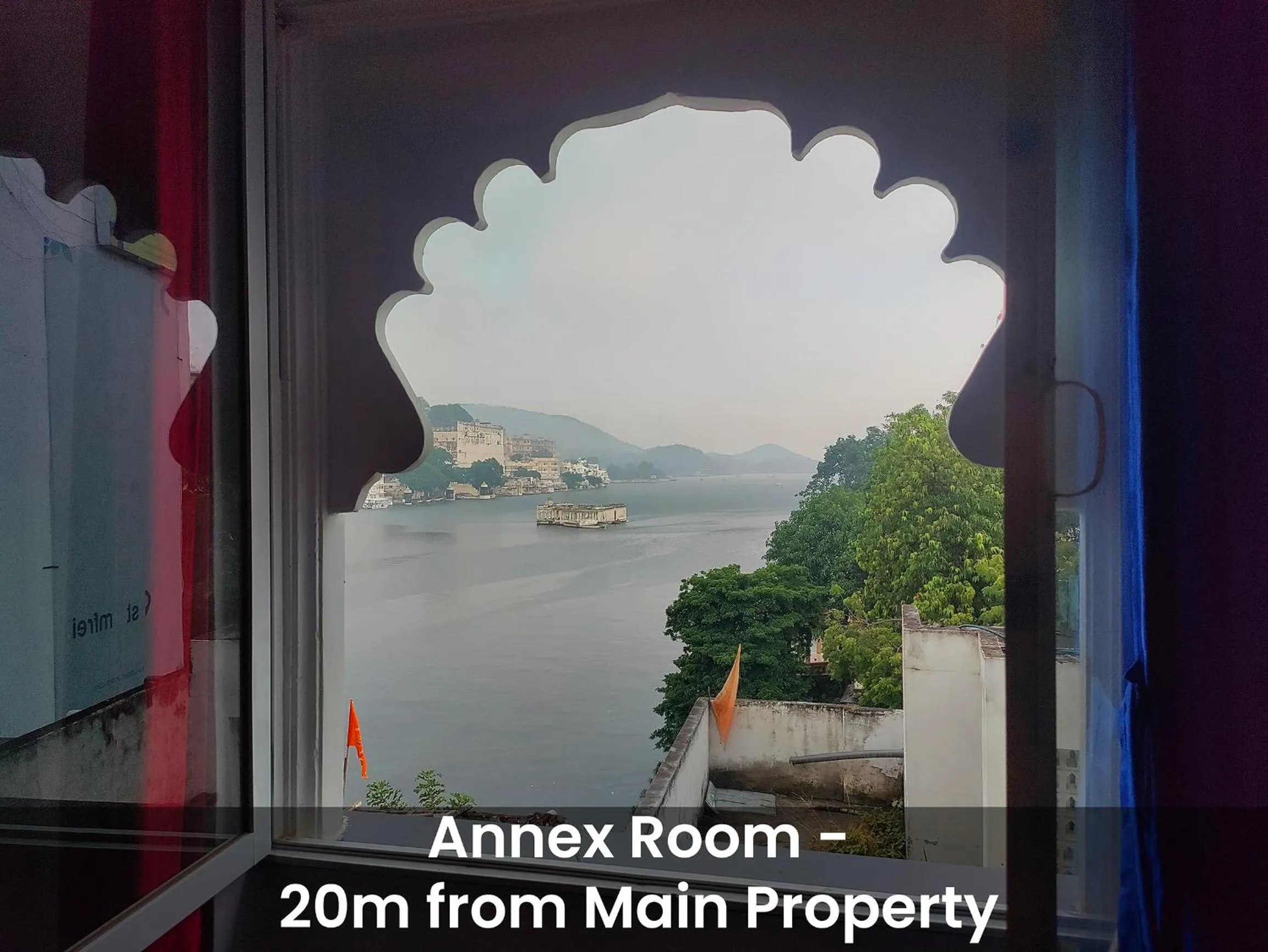 Double Room with Lake View in Jungle by sturmfrei Udaipur