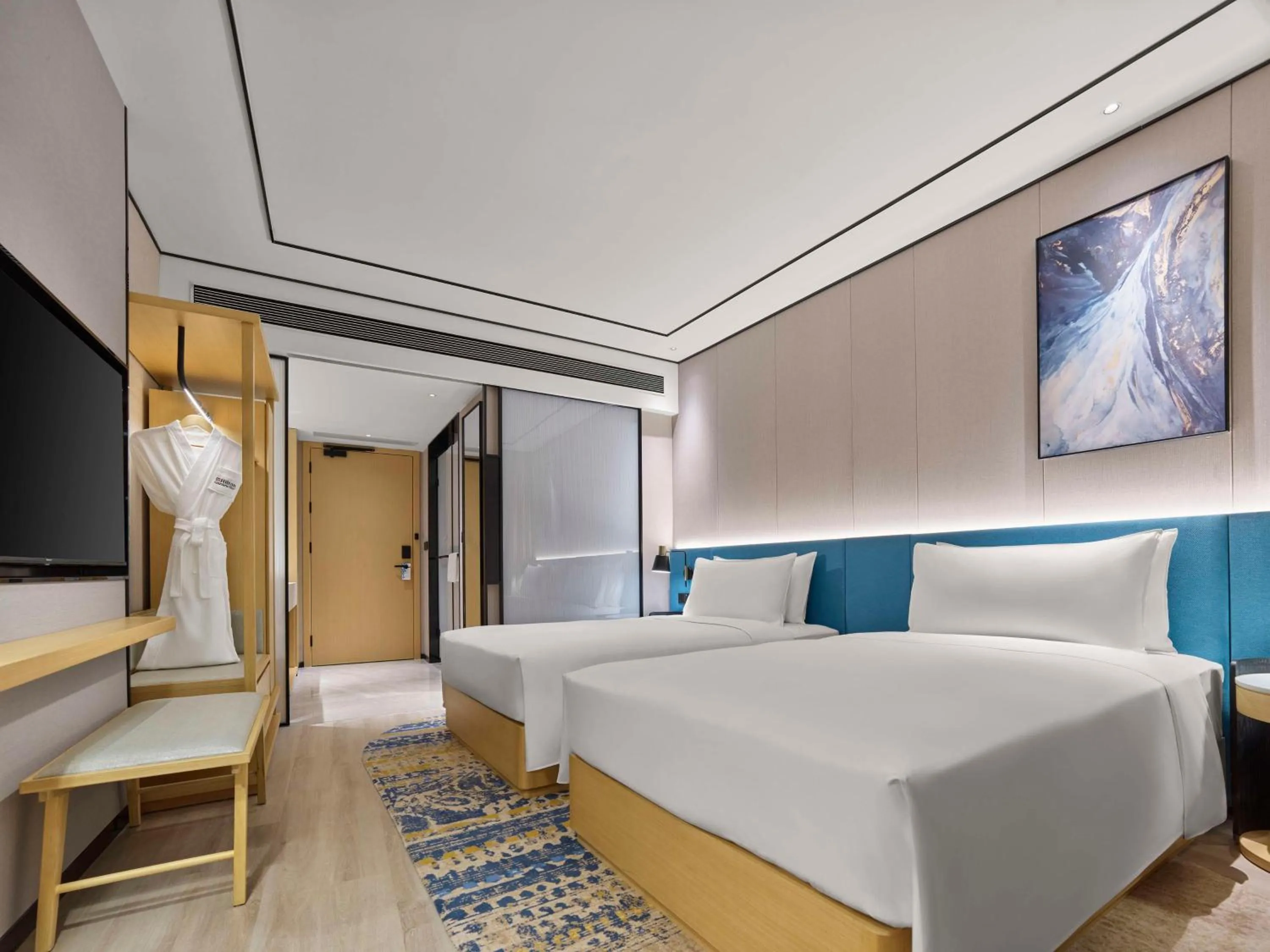 Twin Room in Hilton Garden Inn Anshan Haicheng