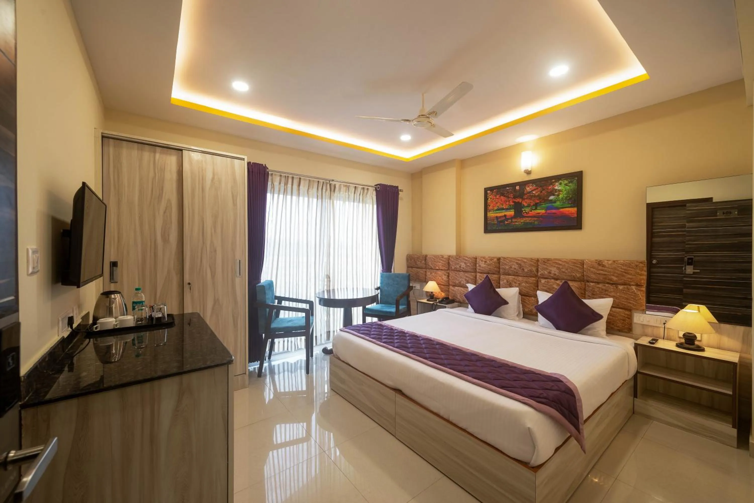 Deluxe Double or Twin Room with Balcony in Zenith Hotels Hebbal Bangalore