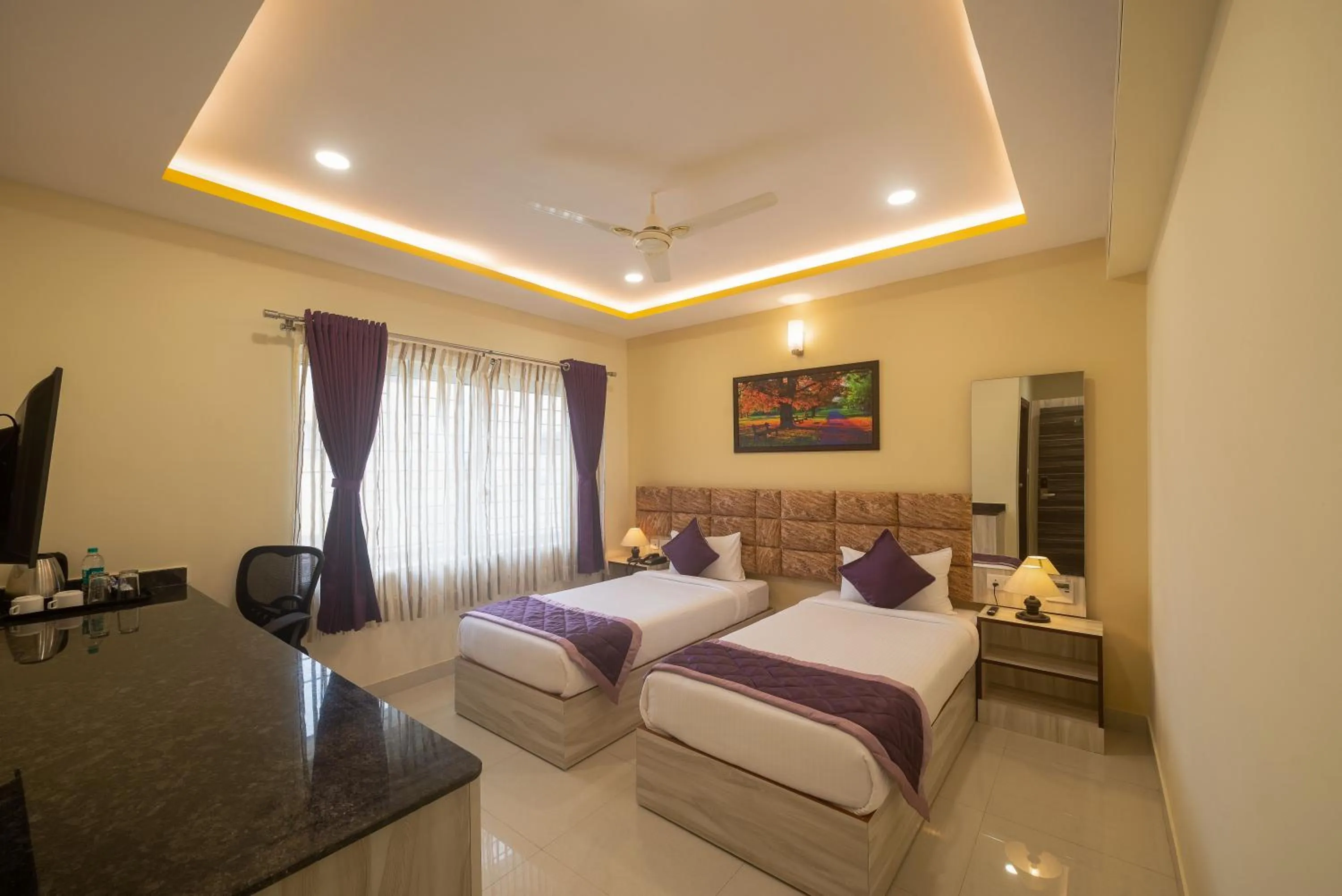 Deluxe Double or Twin Room in Zenith Hotels Hebbal Bangalore