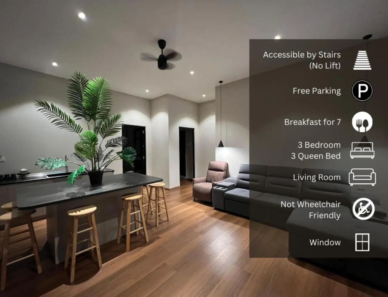 Three-Bedroom Suite in Hotel Brynton at Cameron Centrum Mall