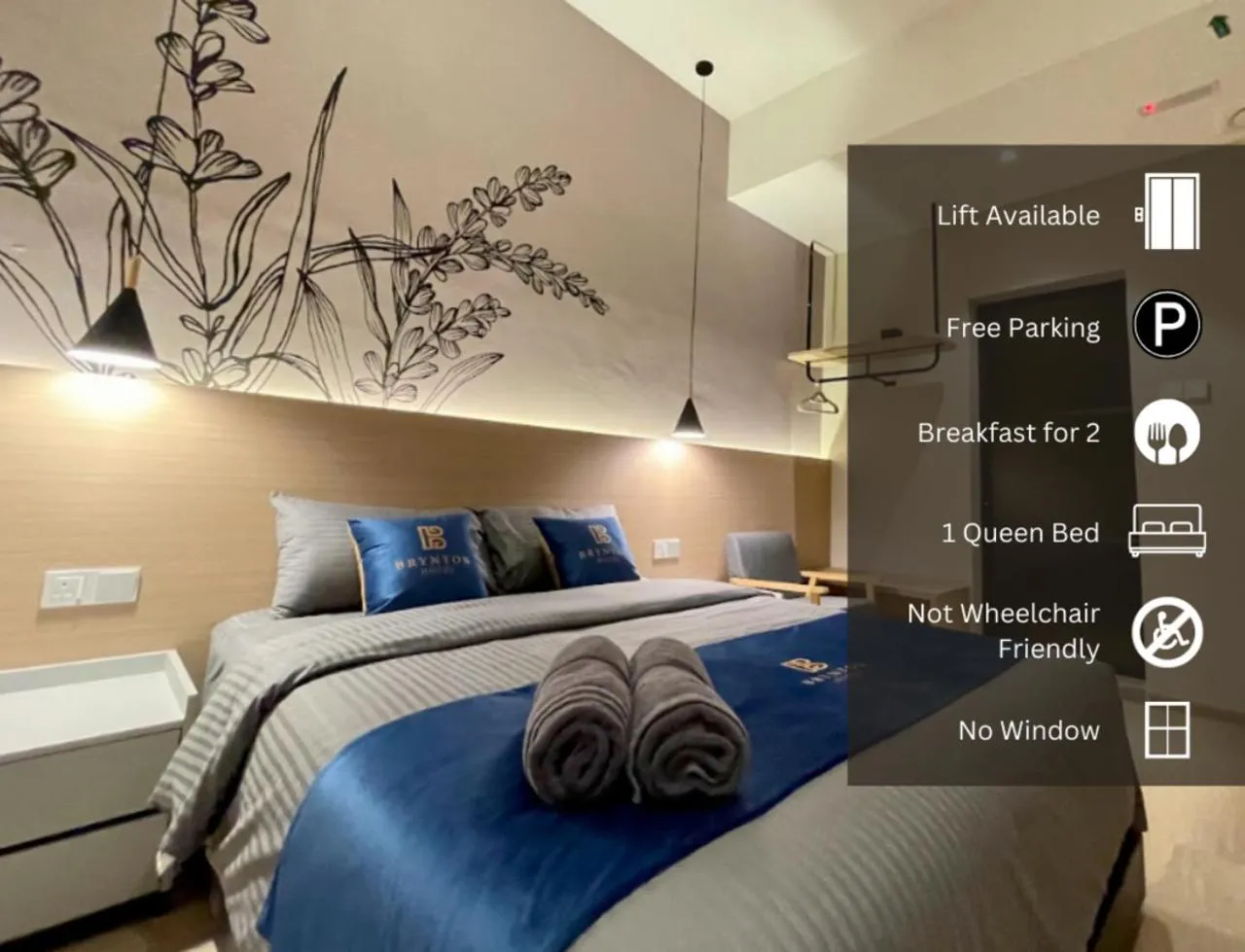 Superior Double Room (No Window)  in Hotel Brynton at Cameron Centrum Mall