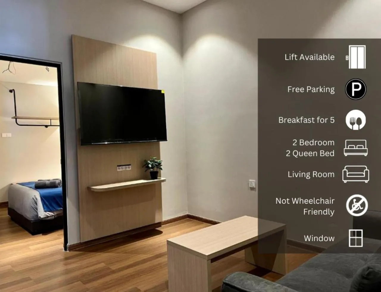 Family Suite in Hotel Brynton at Cameron Centrum Mall