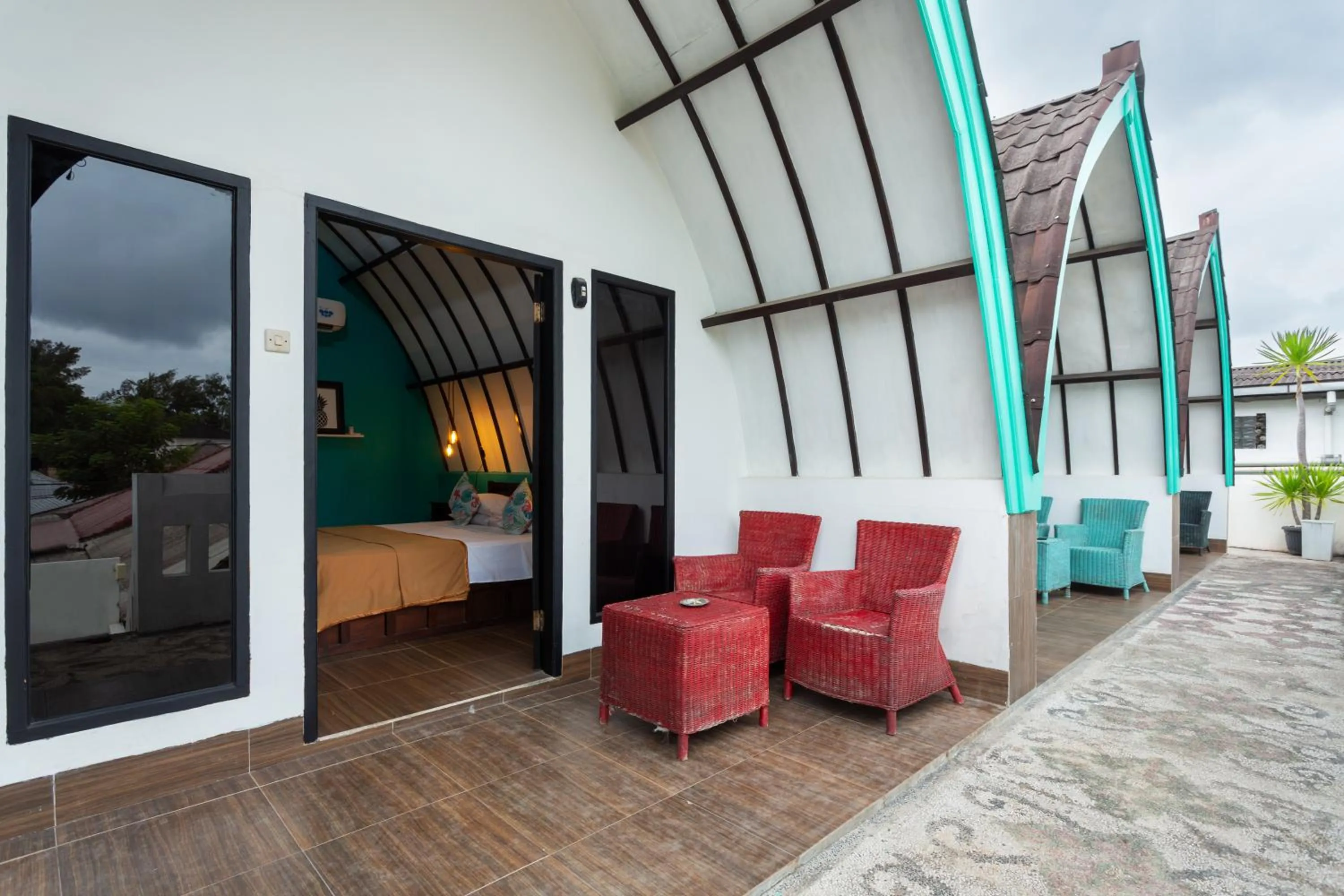 Double Room with Terrace in Kidi's Lodge Gilitrawangan