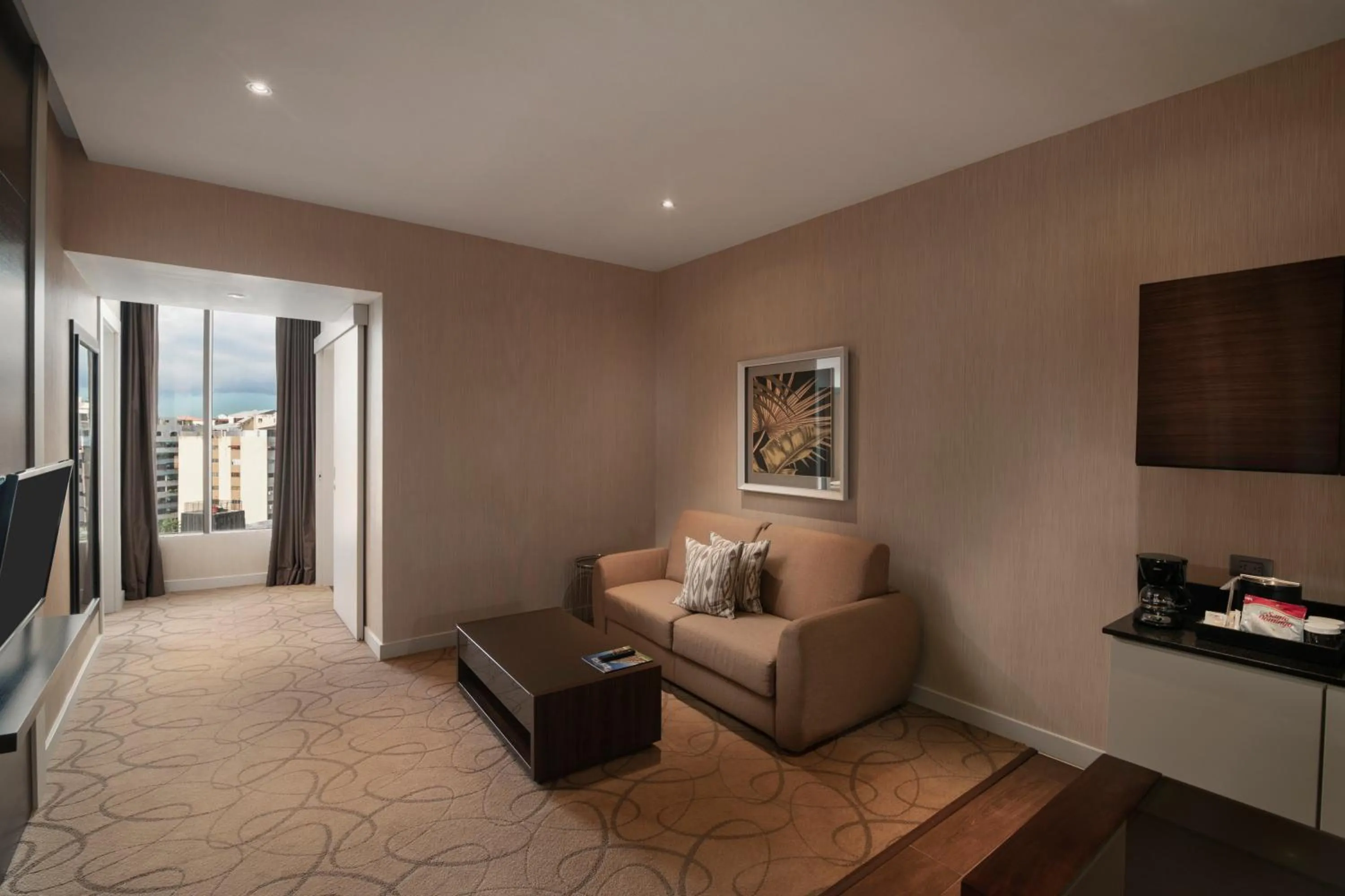 One-Bedroom King Suite with Roll-in Shower - Mobility Accessible in Embassy Suites by Hilton Santo Domingo