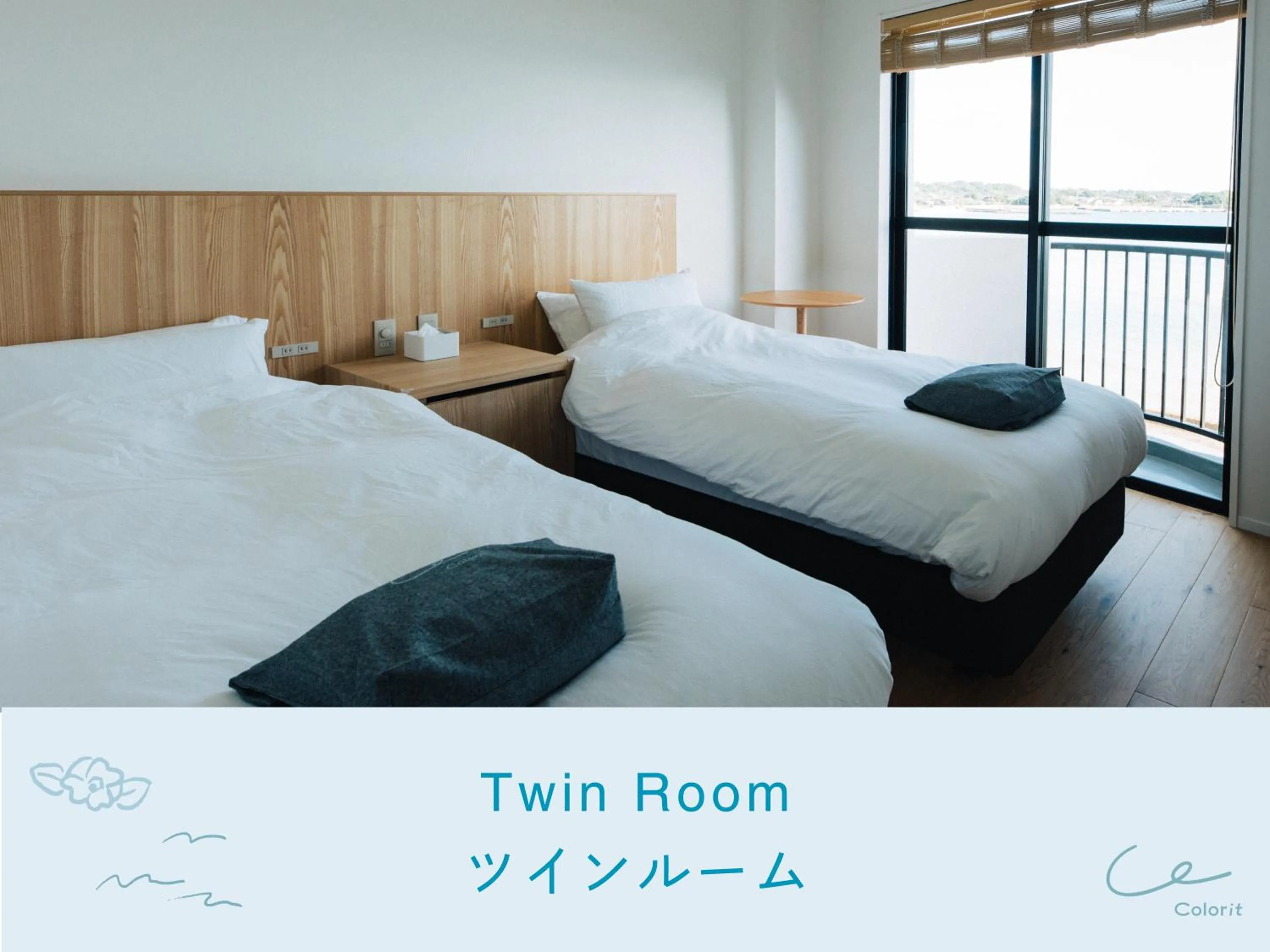 Twin Room with Sea View - single occupancy in Colorit GOTO ISLANDS