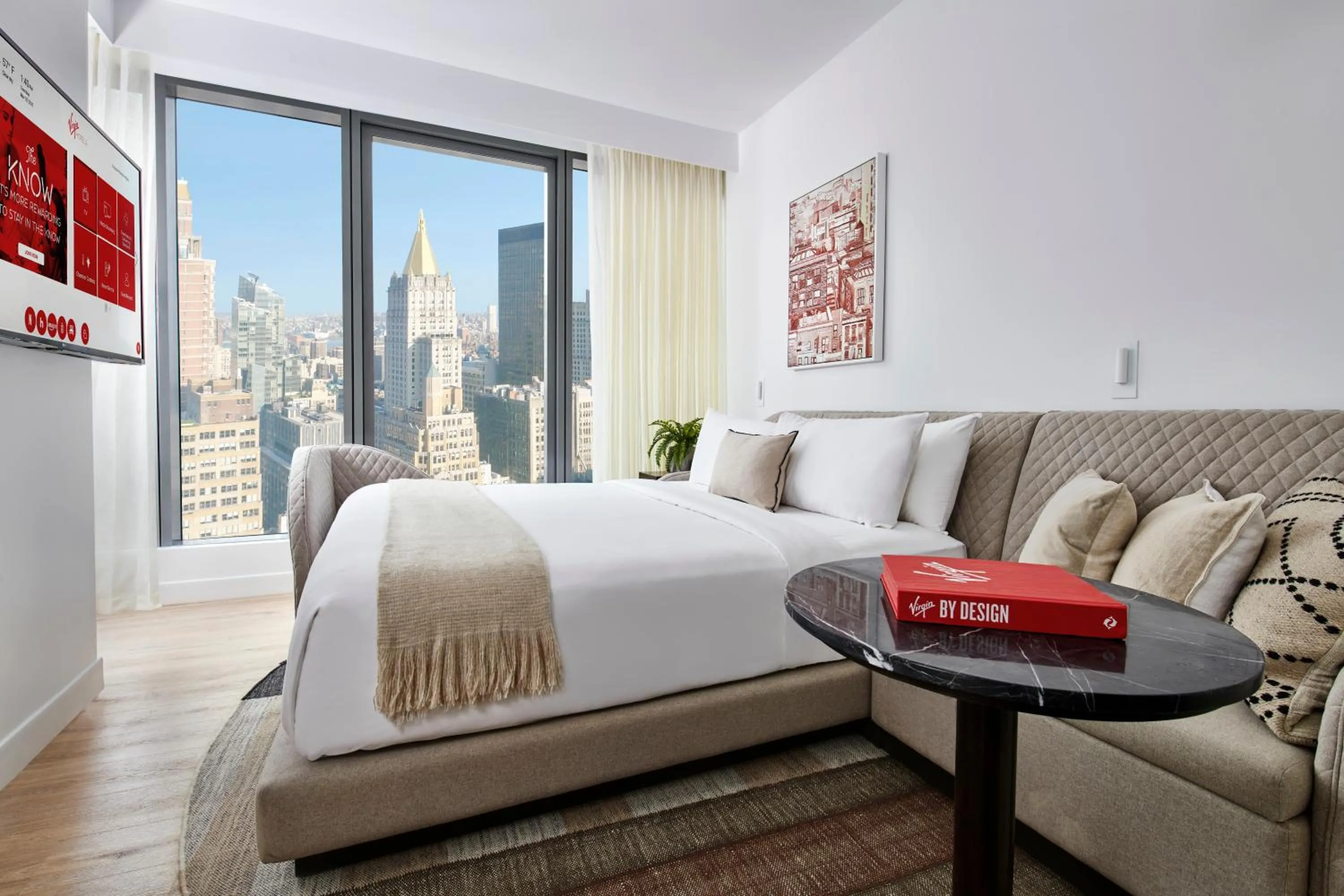 Sky Chamber King City View in Virgin Hotels New York City