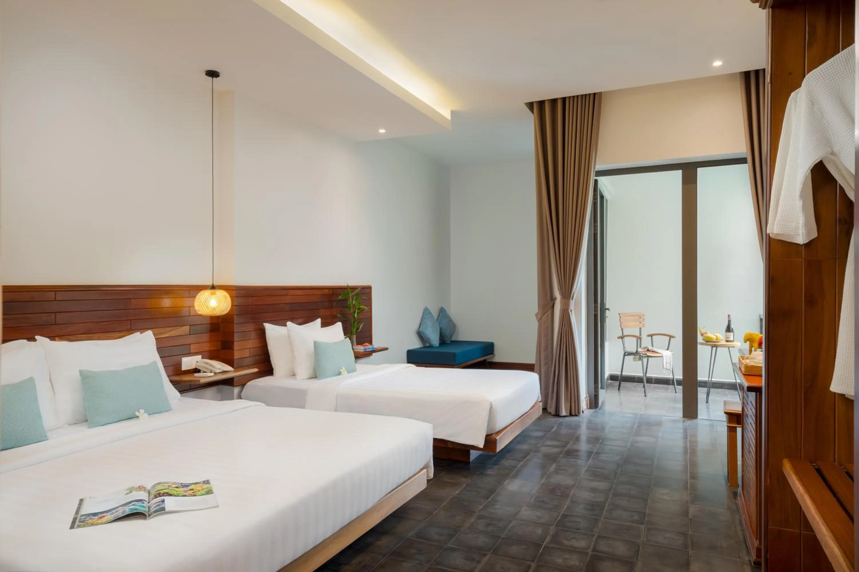 Triple Room with Balcony in Khmer House Boutique