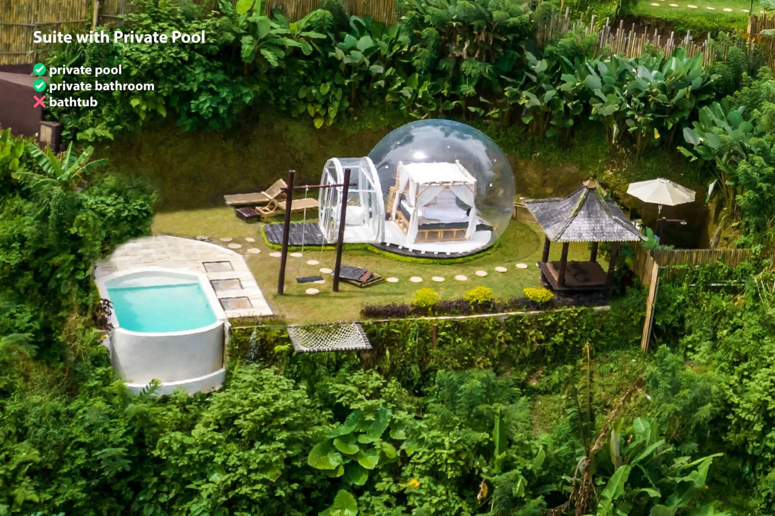Suite with Private Pool in Bubble Hotel Bali Ubud - Adults Only - New Year's Offer