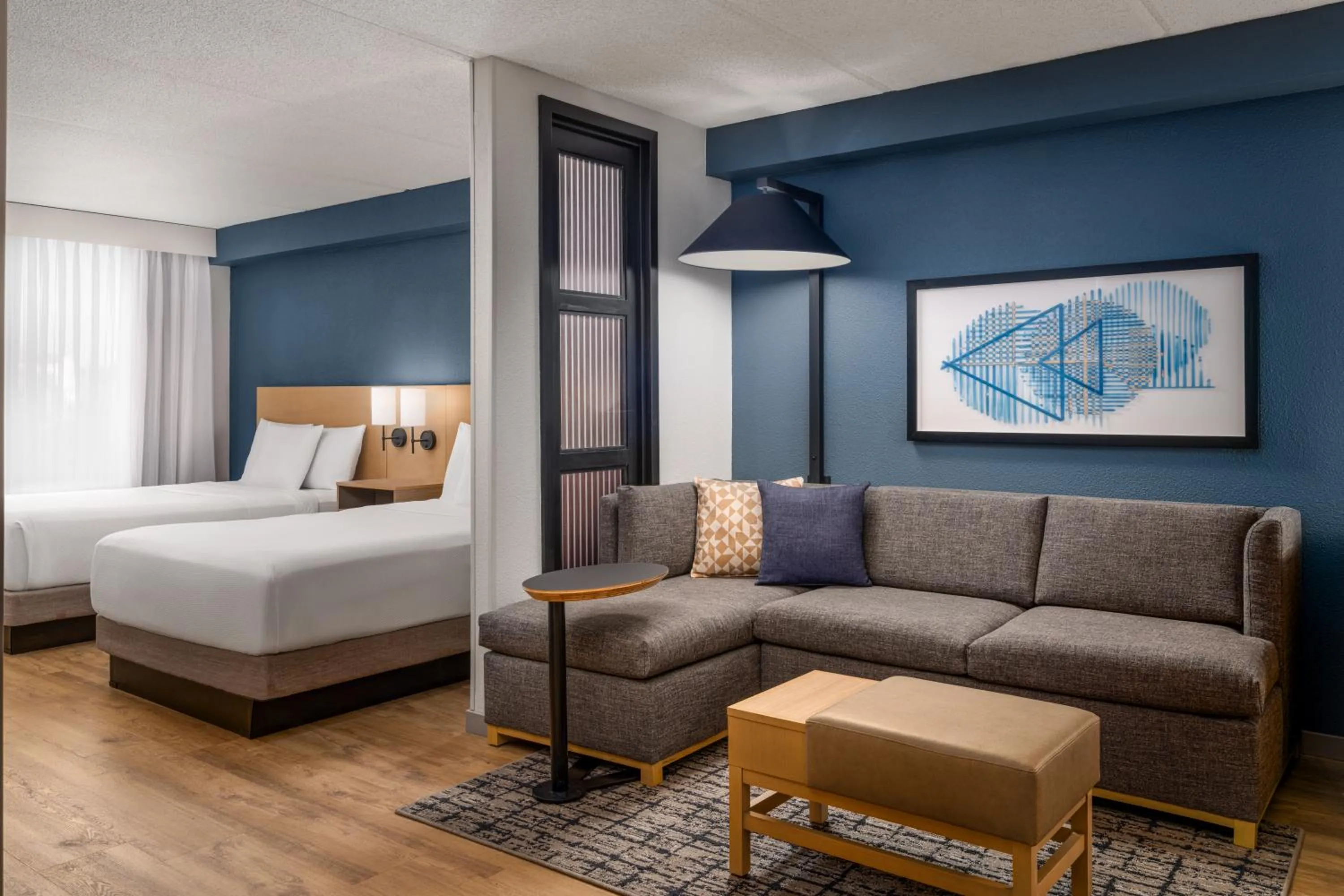 Double Room with Two Double Beds and Sofa Bed in Hyatt Place Columbia/Harbison