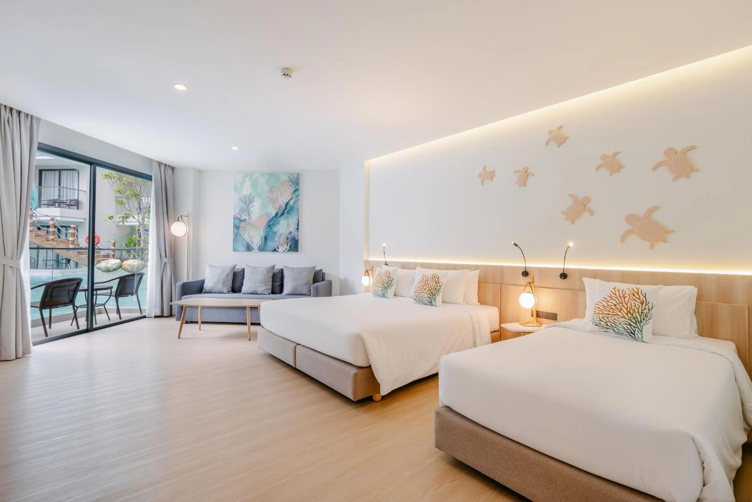 Family Pool Access in Phuket Emerald Beach Resort