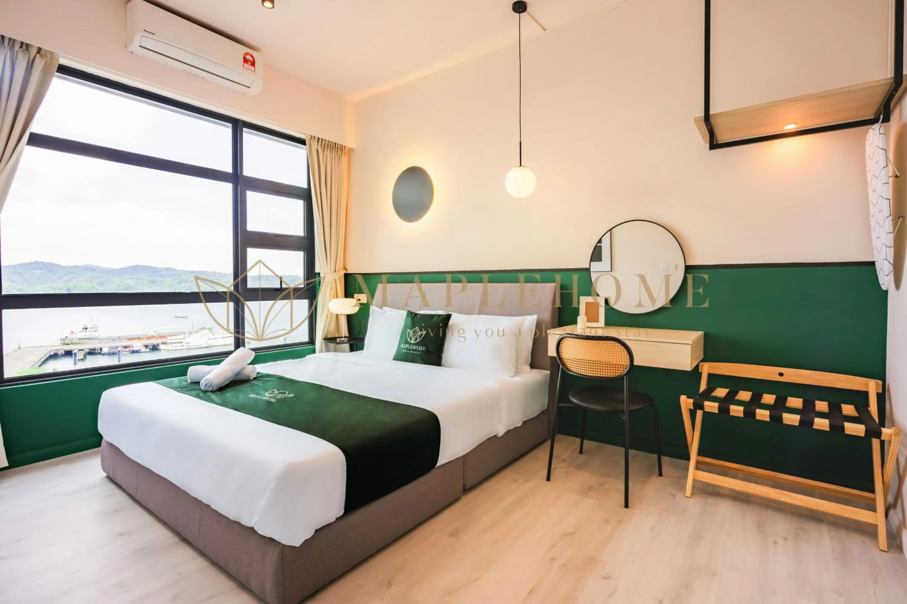  Deluxe Two-Bedroom Suite (Sea View) in Jesselton Quay Premier Suites Kota Kinabalu