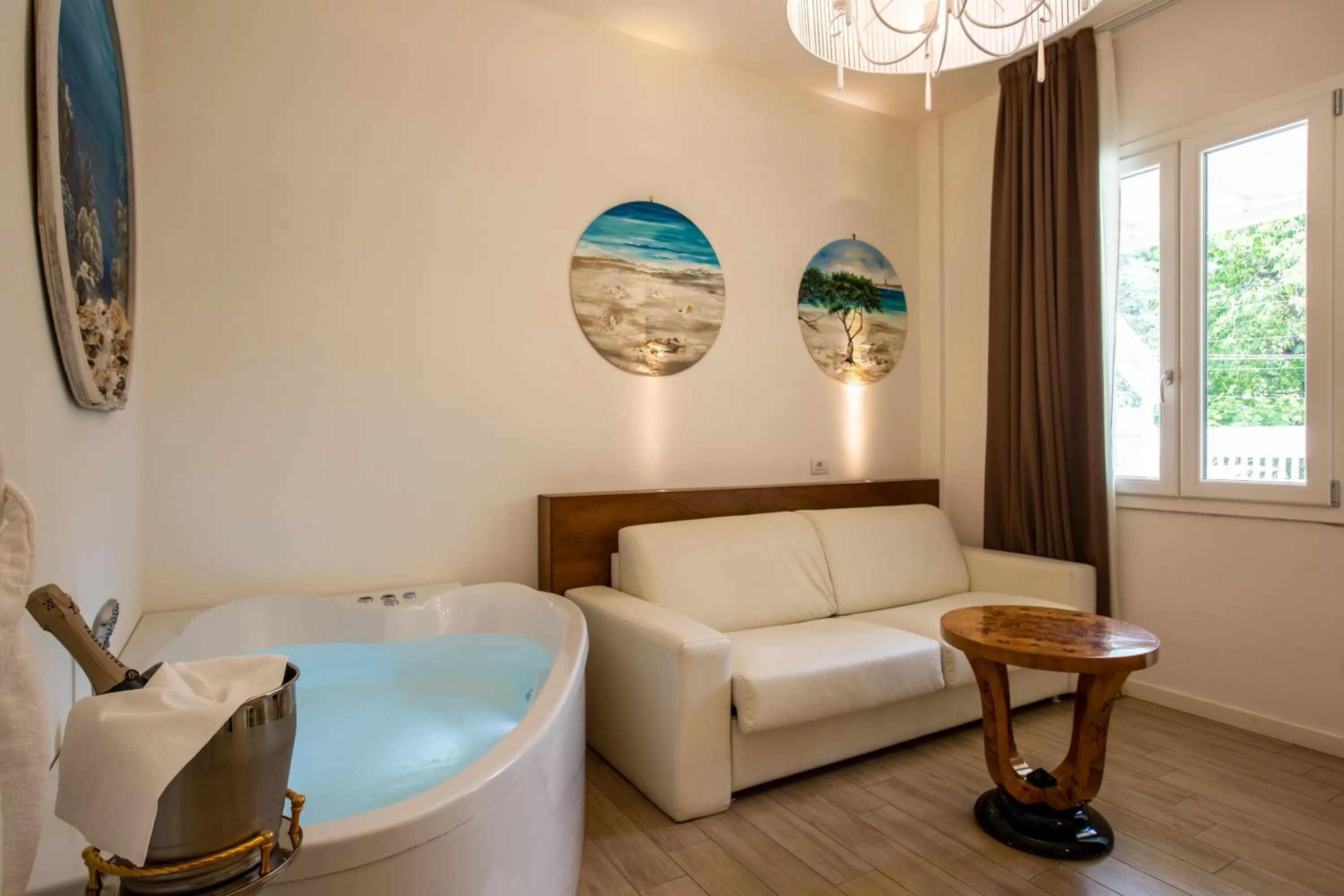 Junior Suite with Pool View in Rimini Suite Hotel
