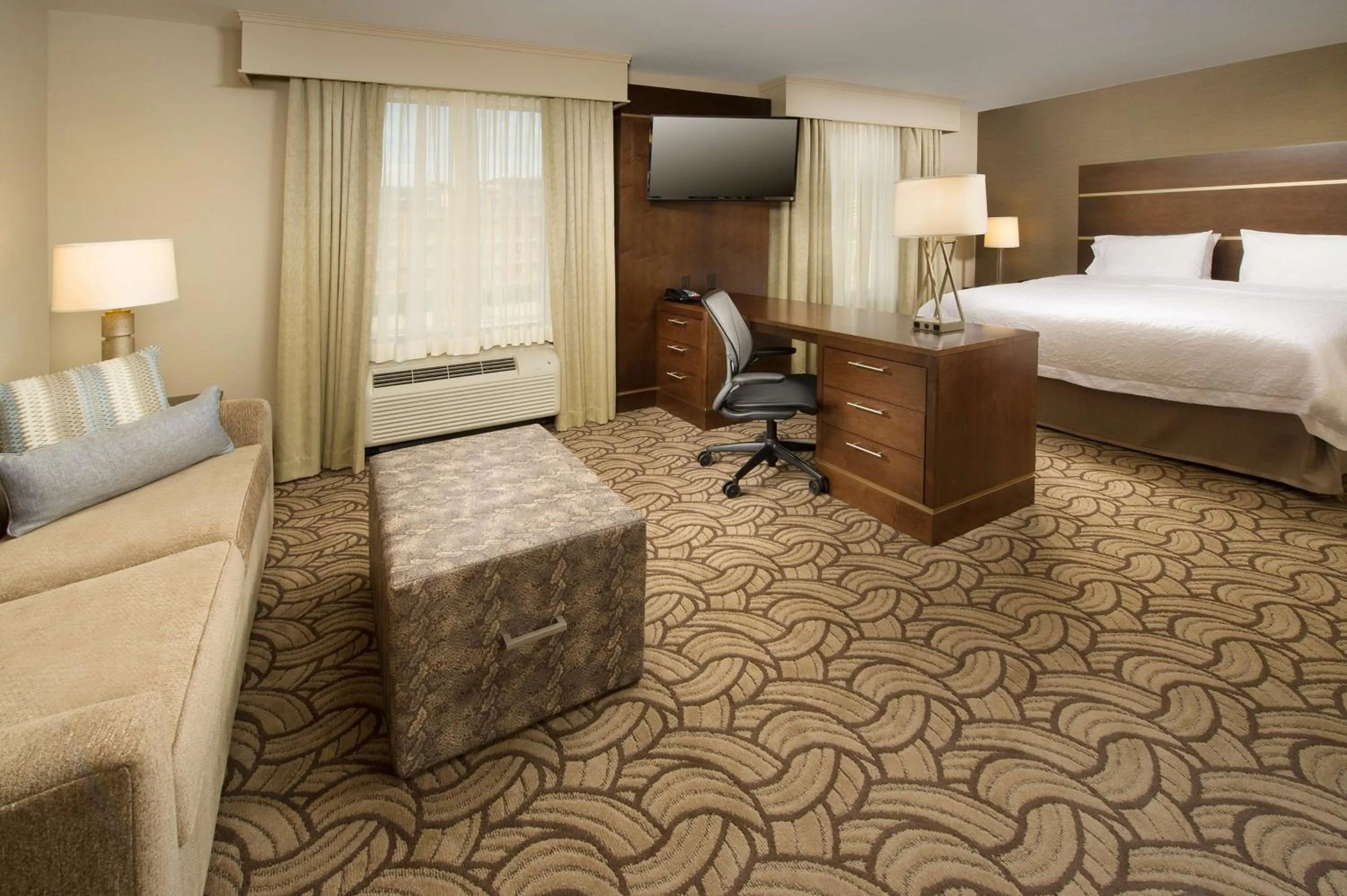 King Studio Suite with Sofa Bed - Hearing Access/Non-Smoking in Hampton Inn & Suites San Antonio-Downtown/Market Square