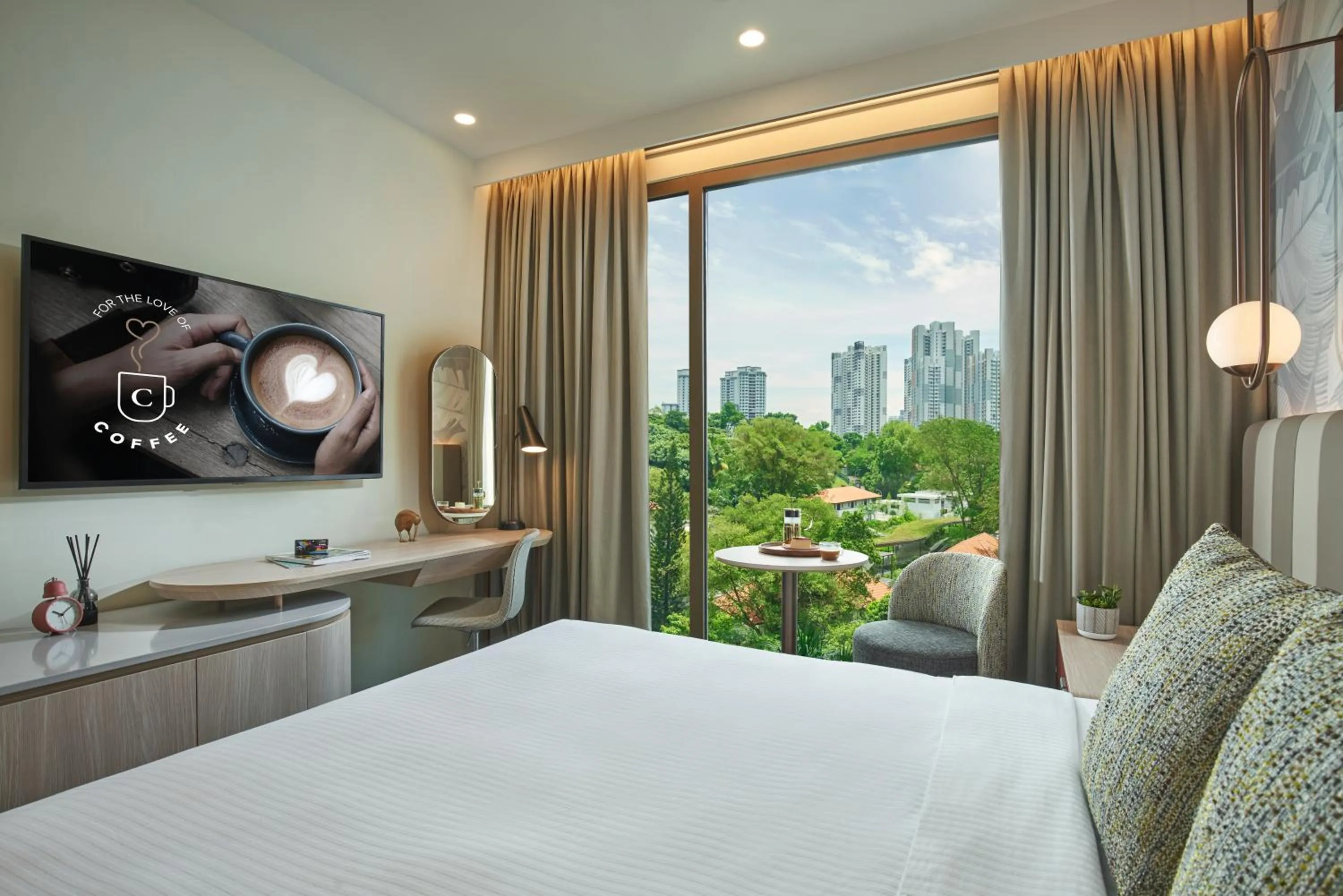 Deluxe Garden Room in Citadines Connect Rochester Singapore