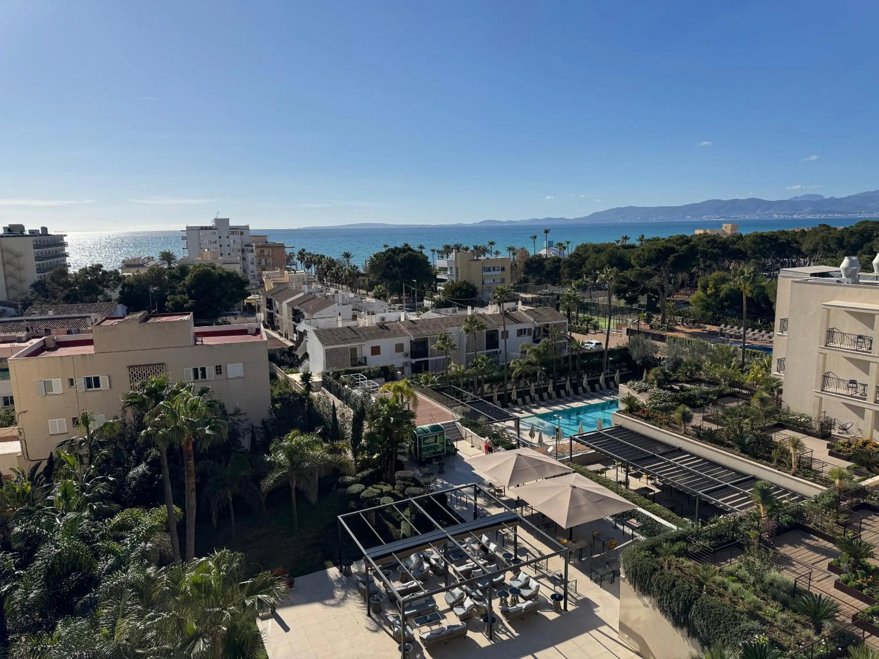 Twin Room with Sea View in Hotel Paradiso Garden