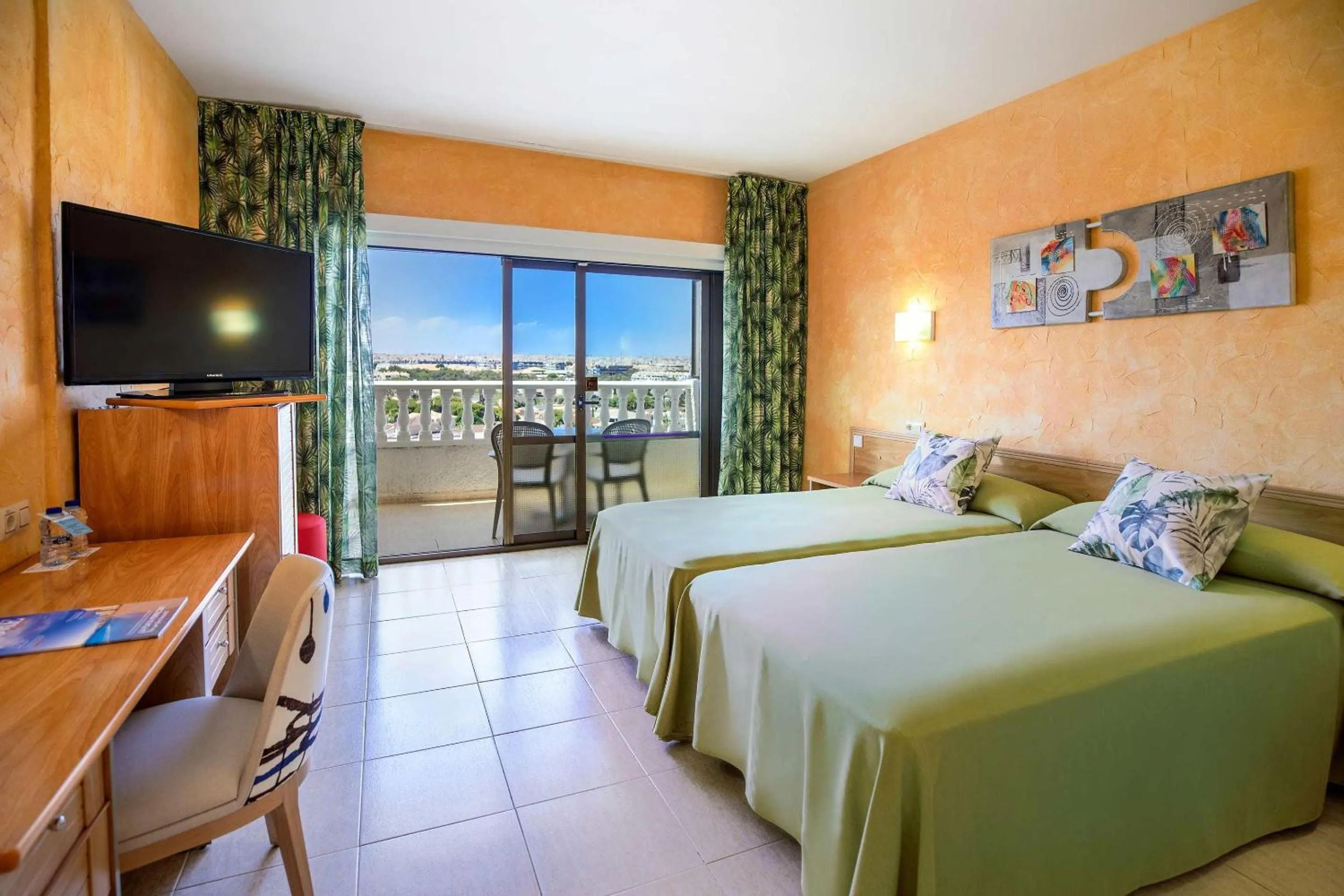 Twin Room with Two Extra Beds (2 Adults + 2 Children) in Hotel Servigroup La Zenia 4 Sup