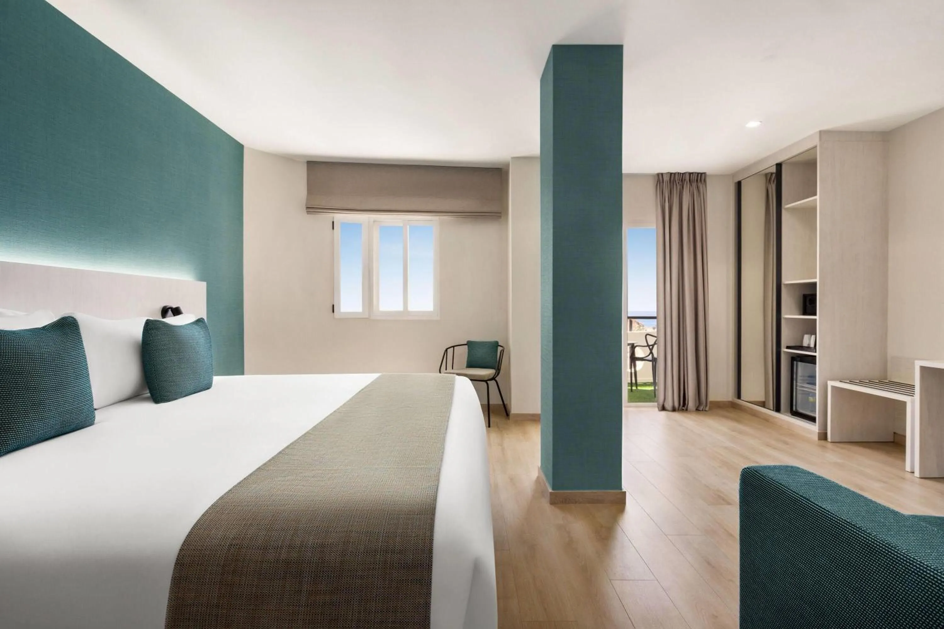 Luxury Double Room with Sea View in Ramada Resort by Wyndham Puerto de Mazarron