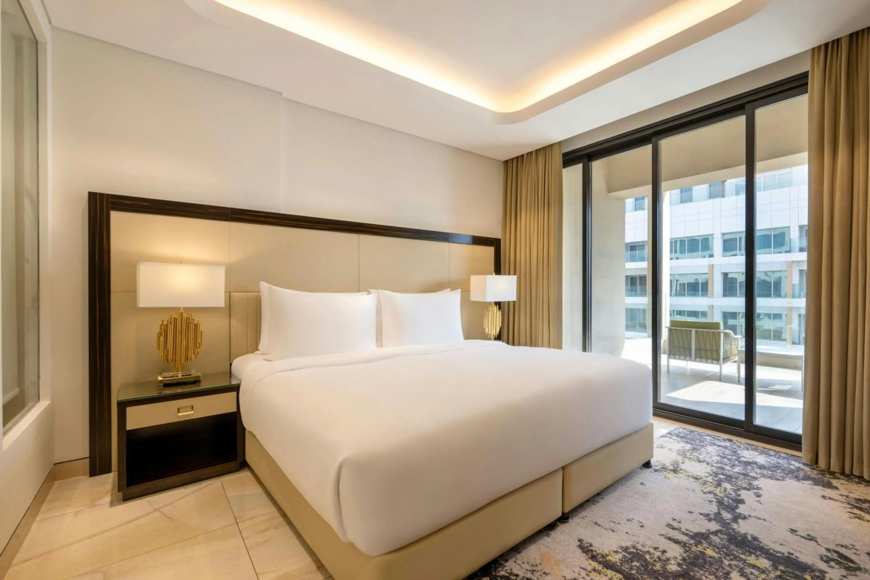 One-Bedroom Premium King Suite Apartment with Partial Sea View in Agora, Doha, Autograph Collection