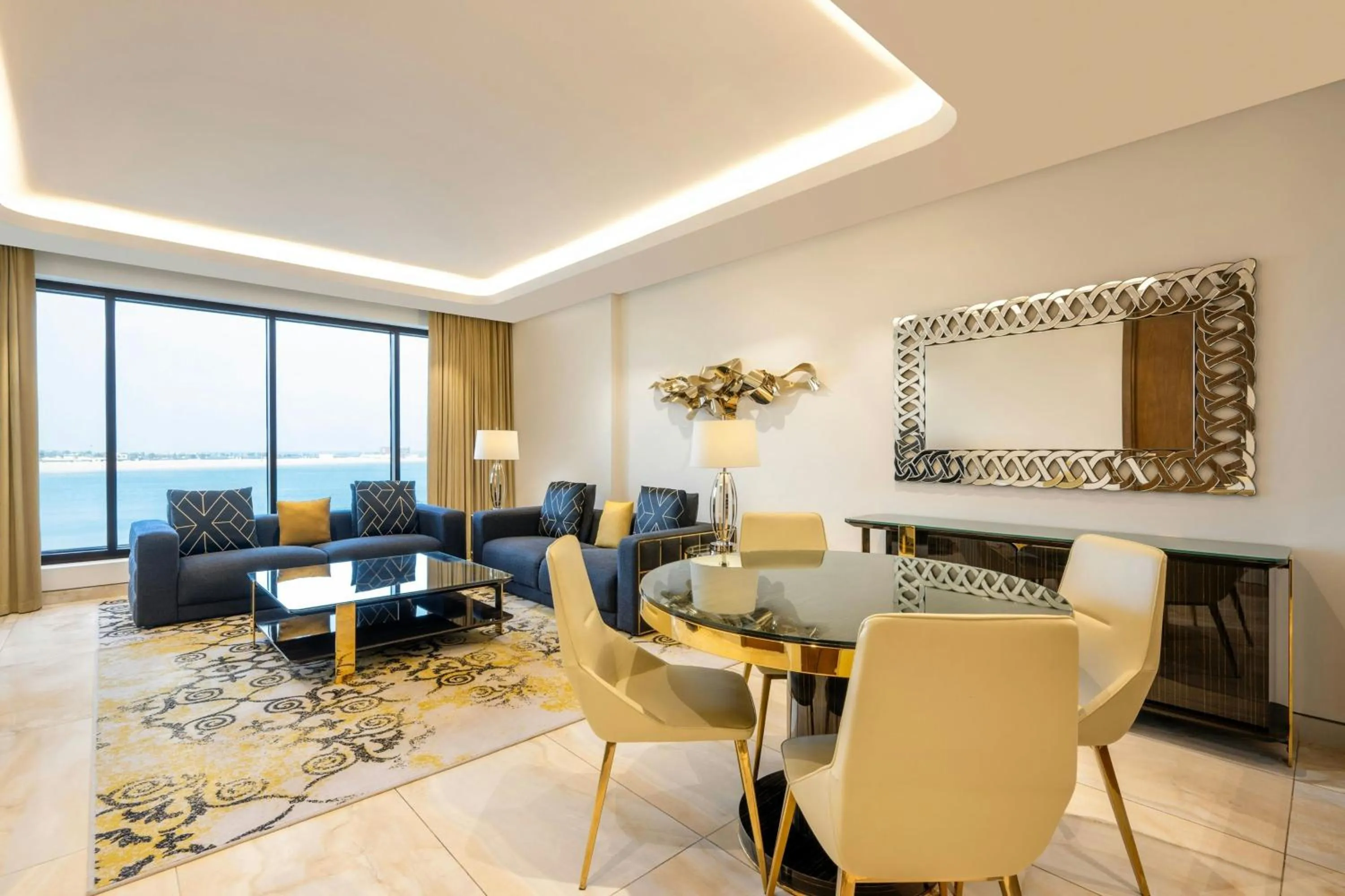 One-Bedroom King Suite Apartment with Balcony and Sea View in Agora, Doha, Autograph Collection