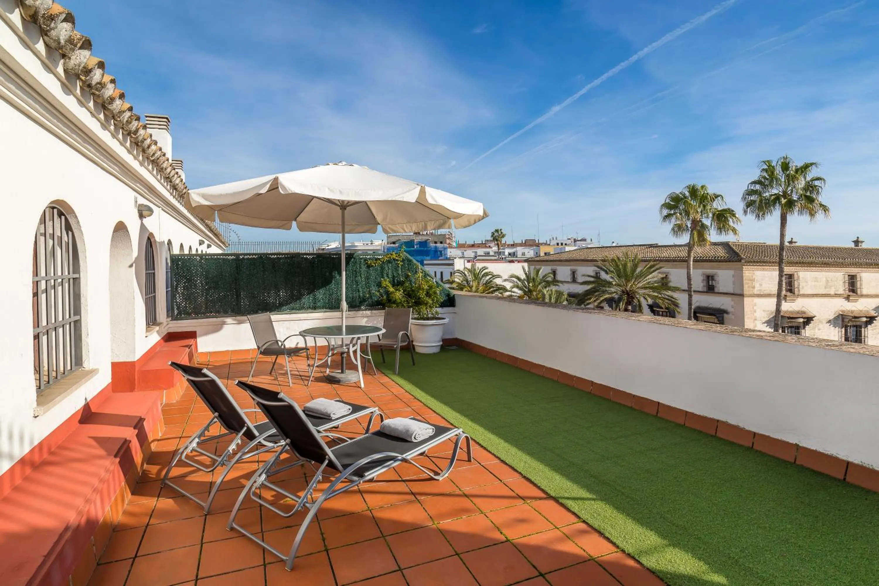 Superior Double or Twin Room with Terrace in Hotel Jerez Centro