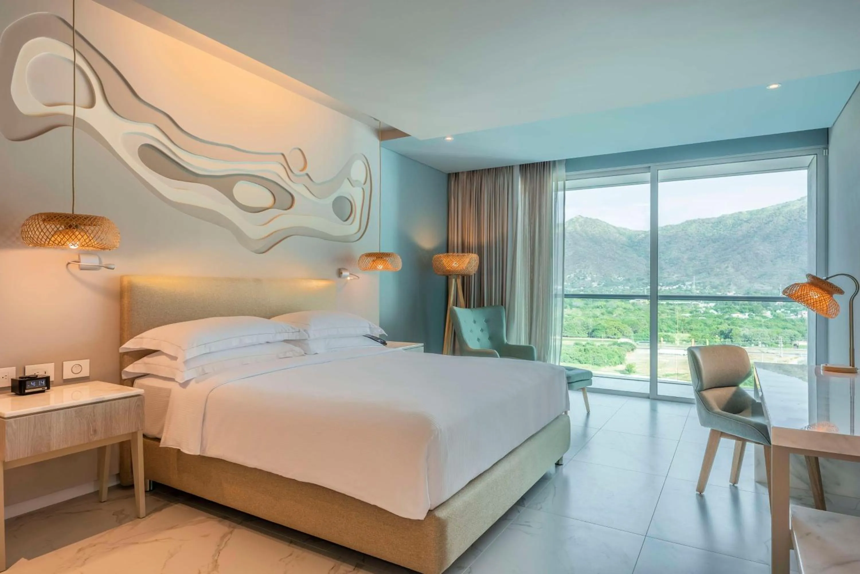 King Room with Balcony and City View  in Hilton Santa Marta
