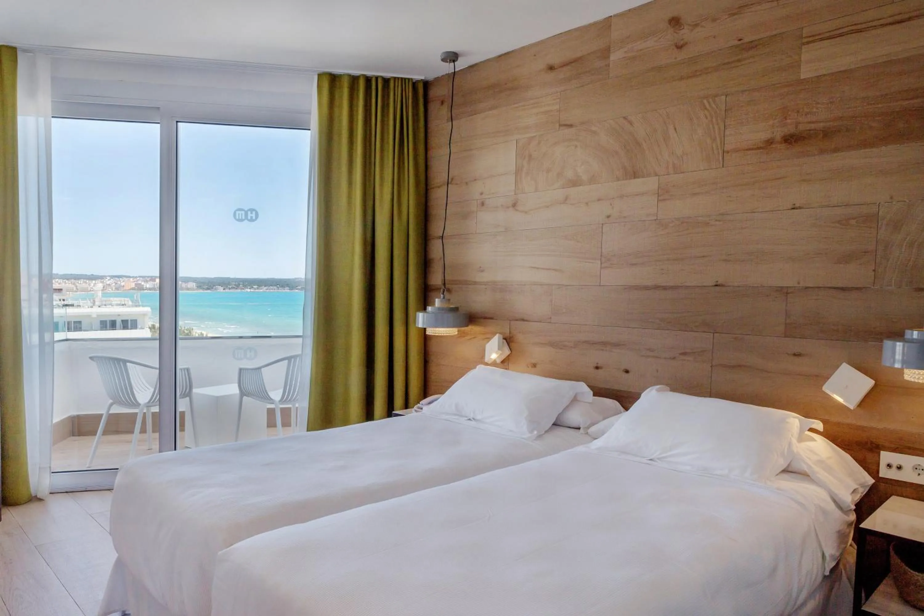 Twin Room Side Sea View with Balcony - single occupancy in HM Gran Fiesta