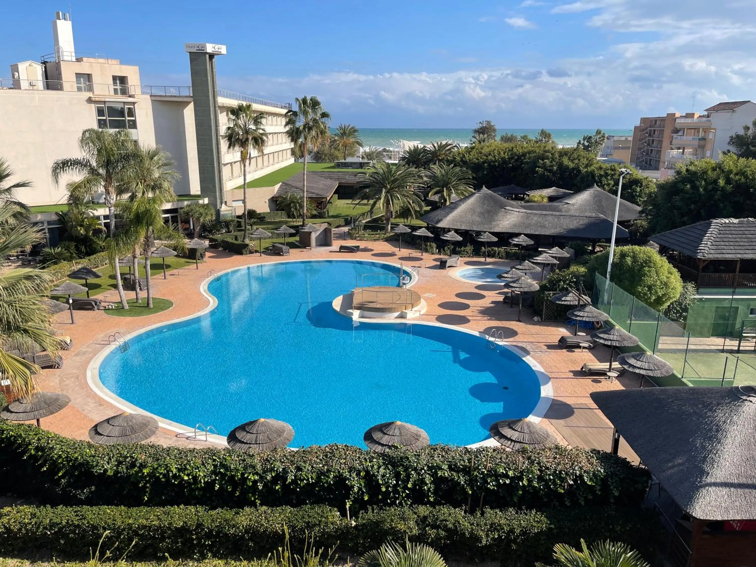 Habitación doble 1 o 2 camas con vistas al jardín in AGH Canet