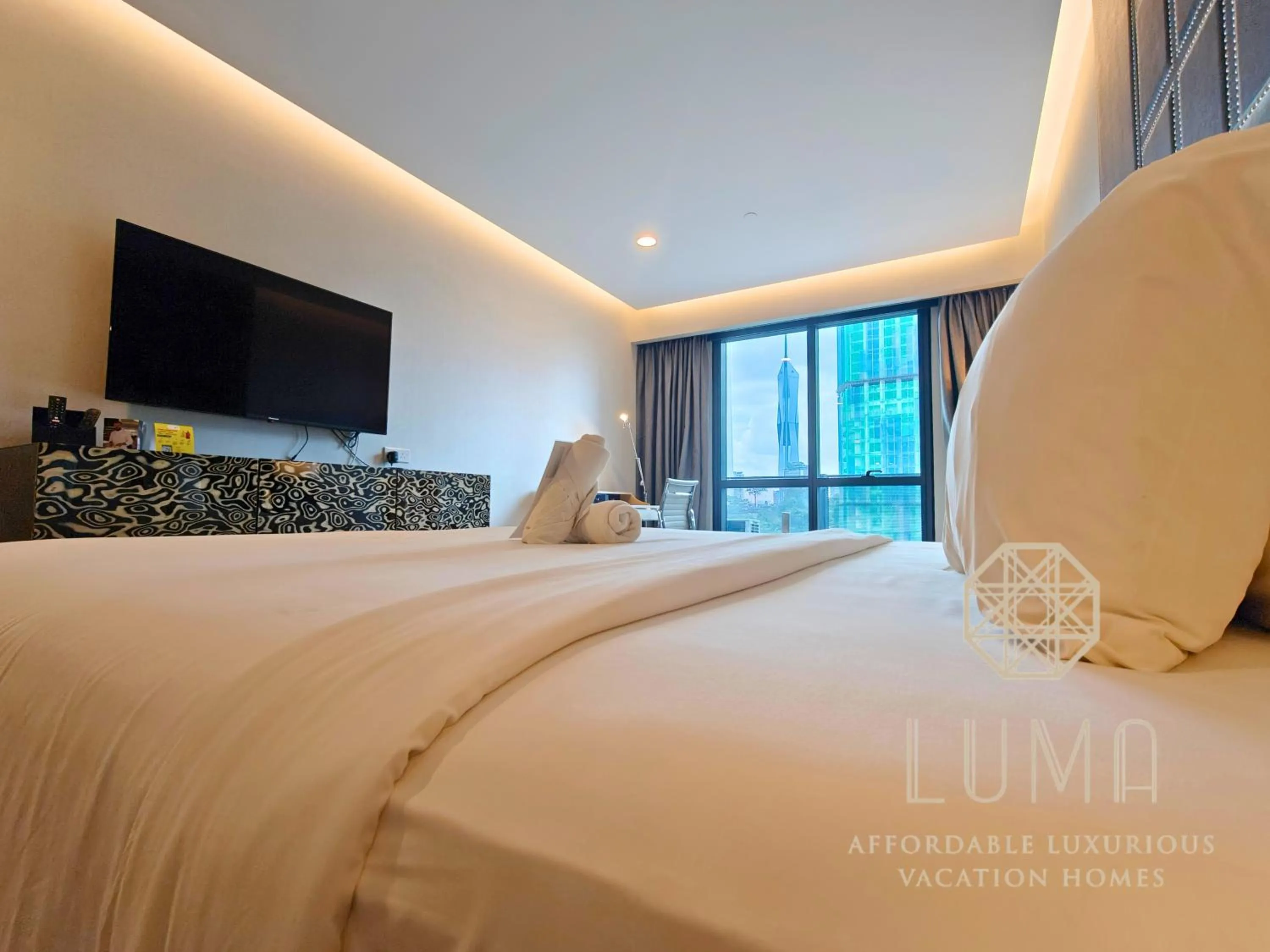  Deluxe King Tower view in The Platinum 2 Kuala Lumpur by LUMA