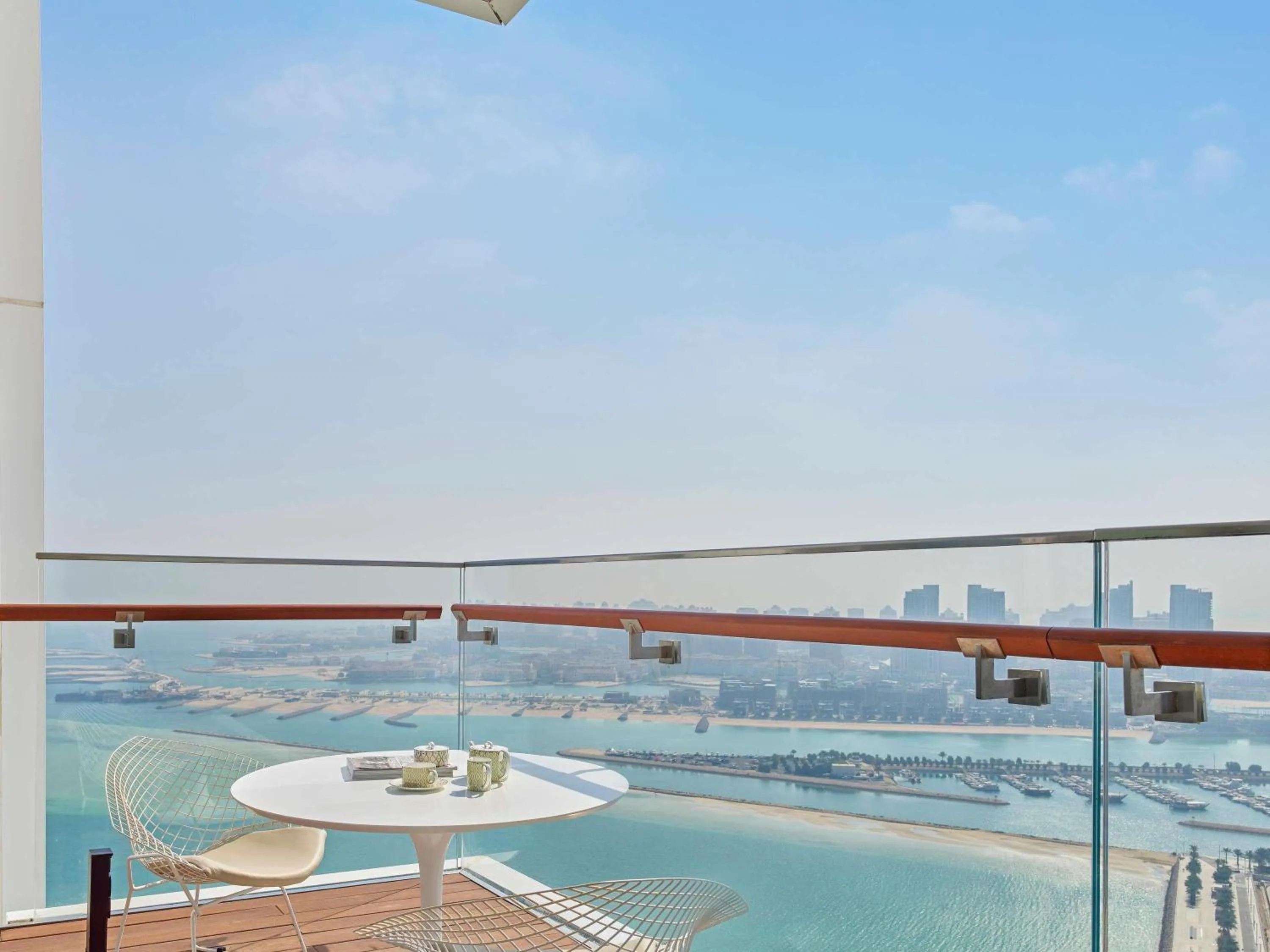 Junior Suite with Balcony and City View in Fairmont Doha