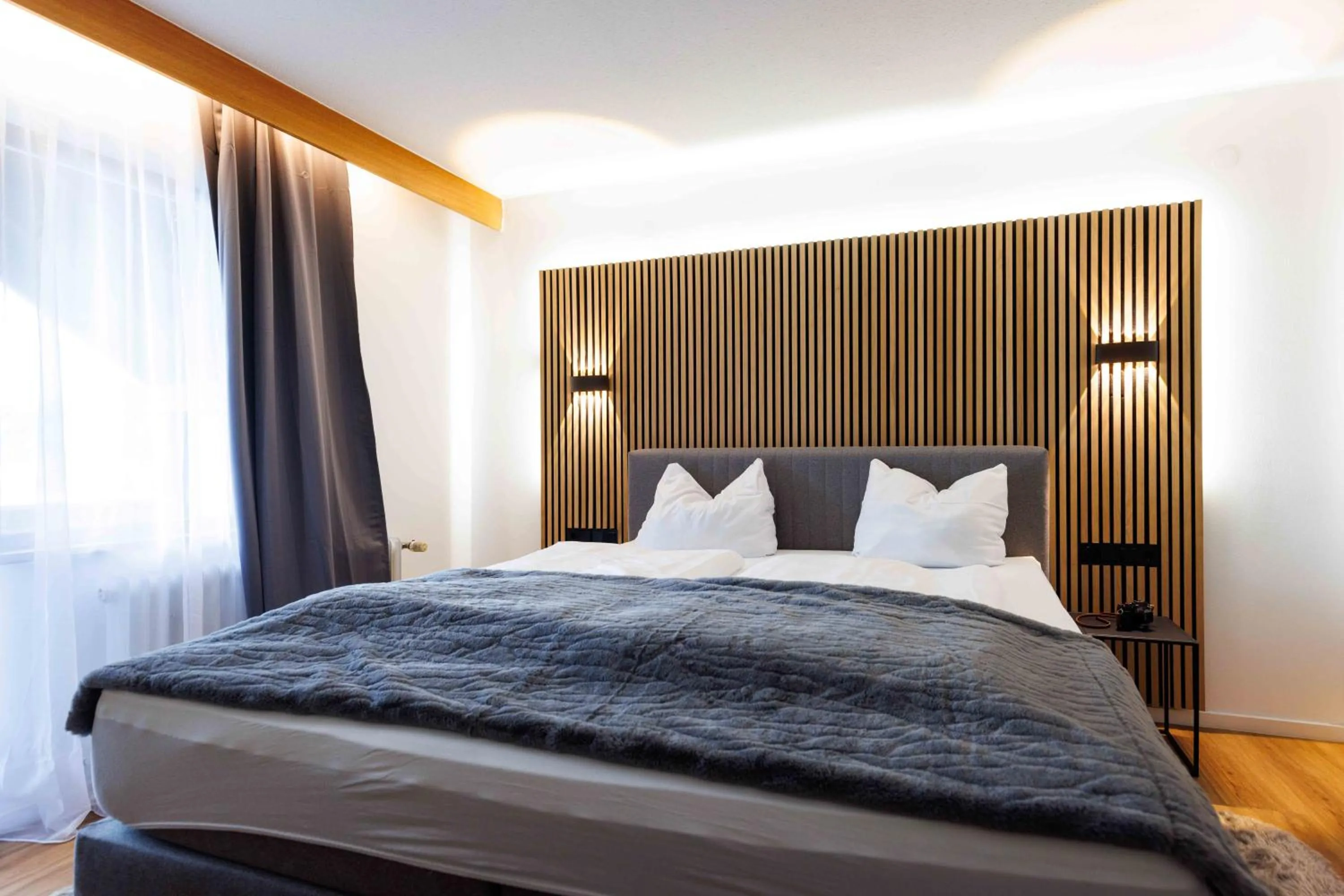 Deluxe Double Room with Balcony - single occupancy in Naturhotel Blaubach