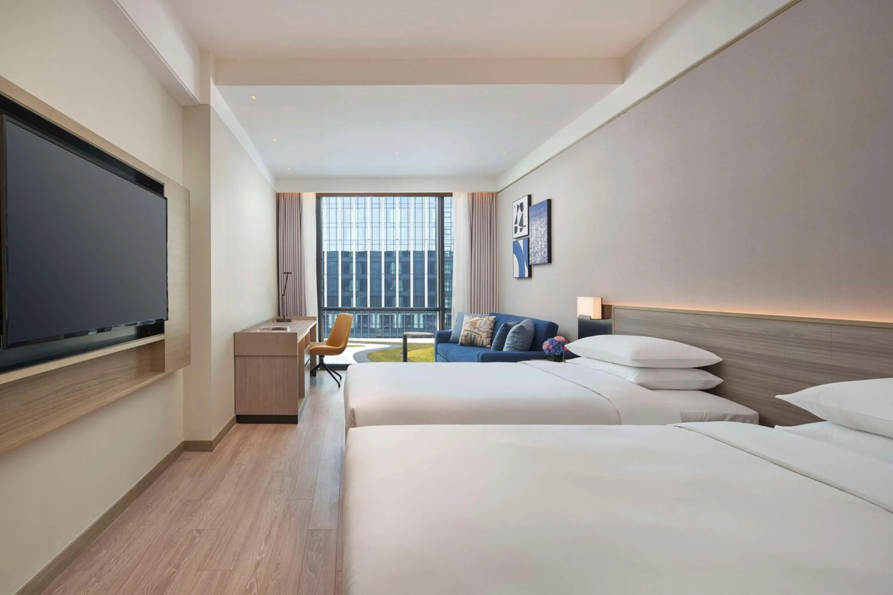 Twin Room with Sofa Bed in Hyatt Place Hangzhou International Airport