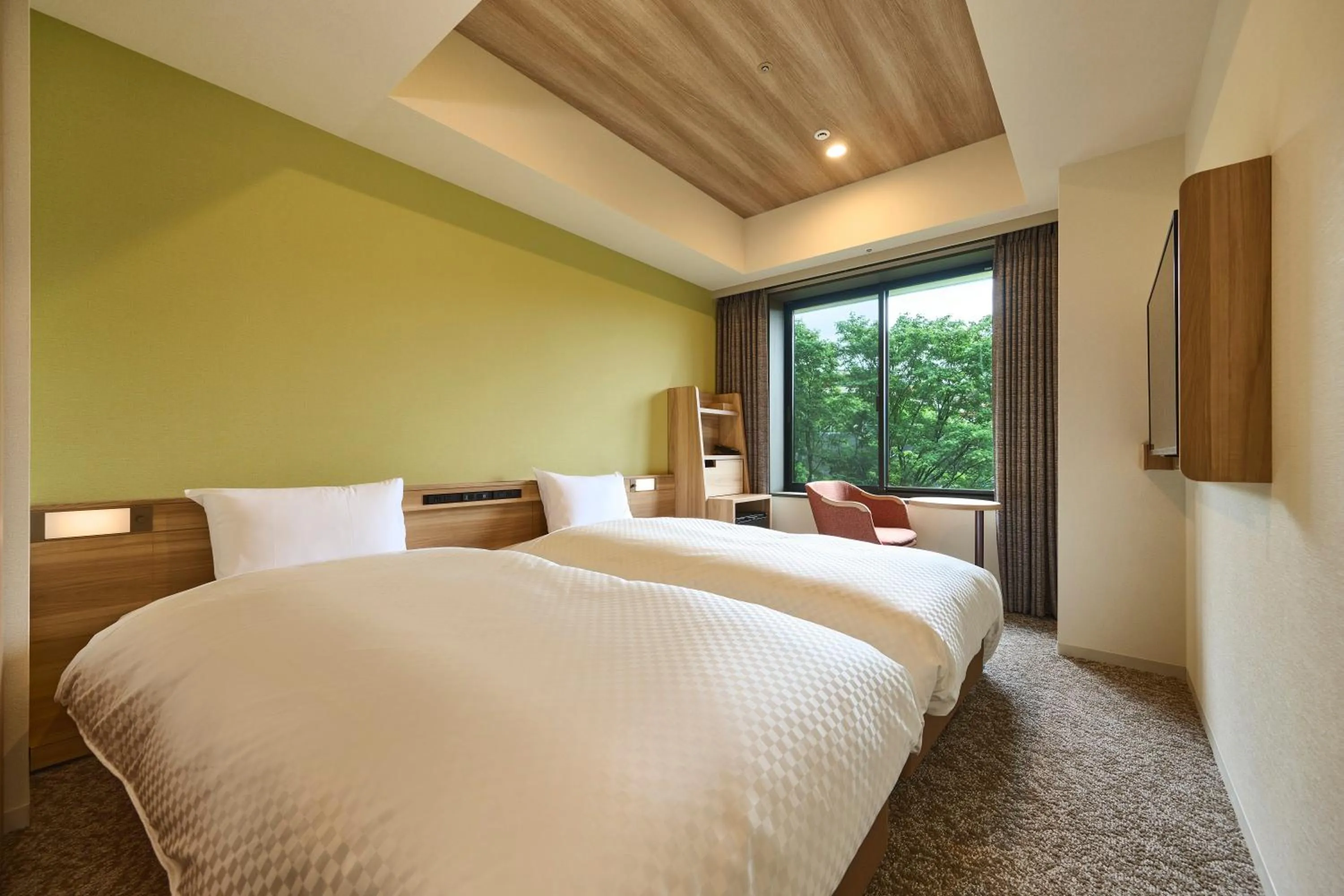 Breakfast Included- Casual Twin Room - single occupancy - 18㎡ with Yunessun Free Pass in Hakone Kowakien Hotel