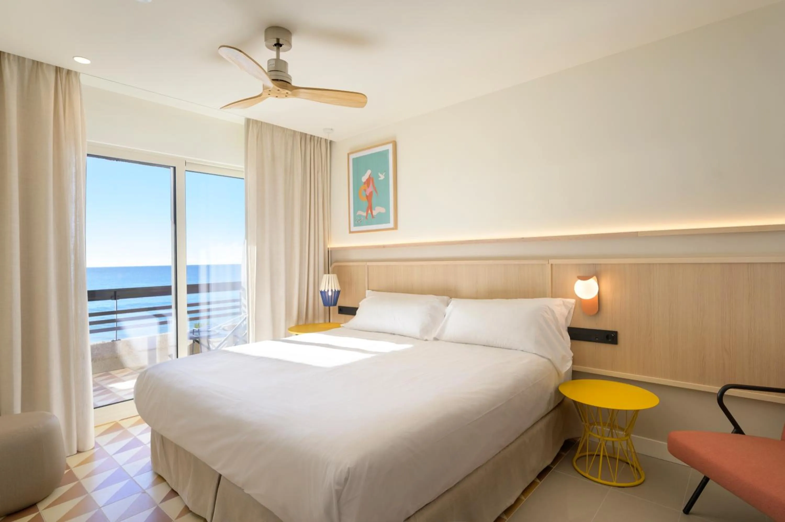 Superior Double or Twin Room with Sea View in Akquaaa Boutique Hotel