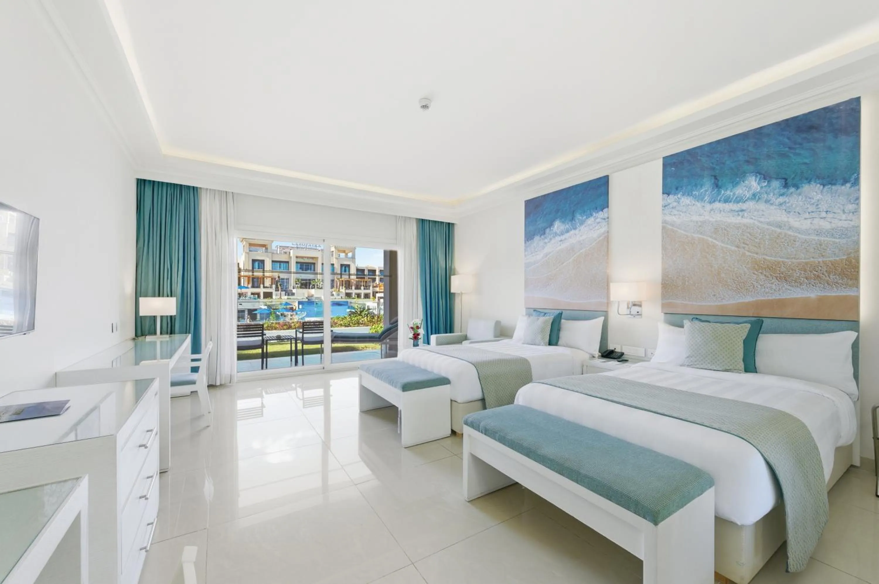 Deluxe Room Pool or Garden View in Cleopatra Luxury Resort Sharm - Adults Only 16 years plus