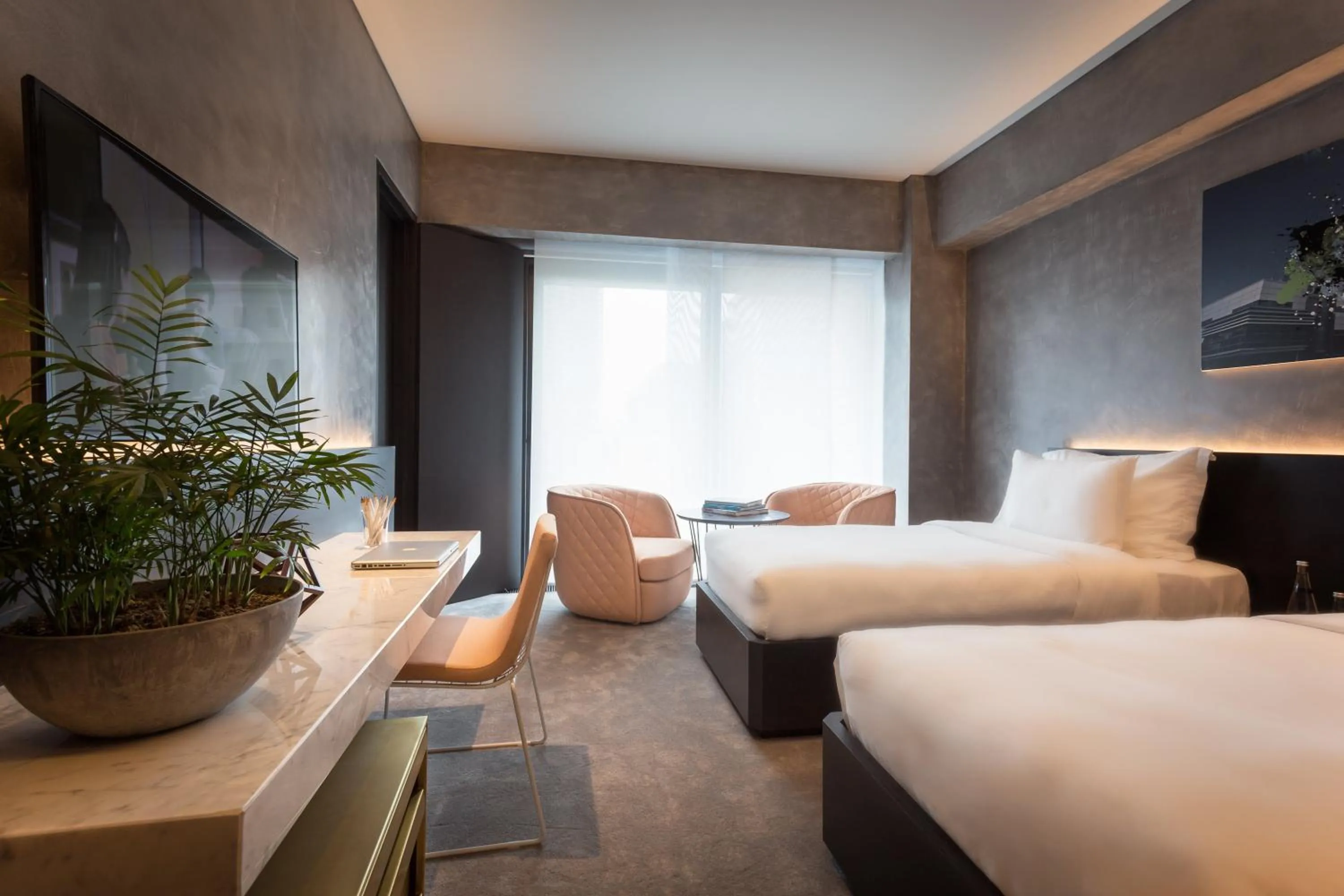 Deluxe Twin Room in The Mill Bomonti