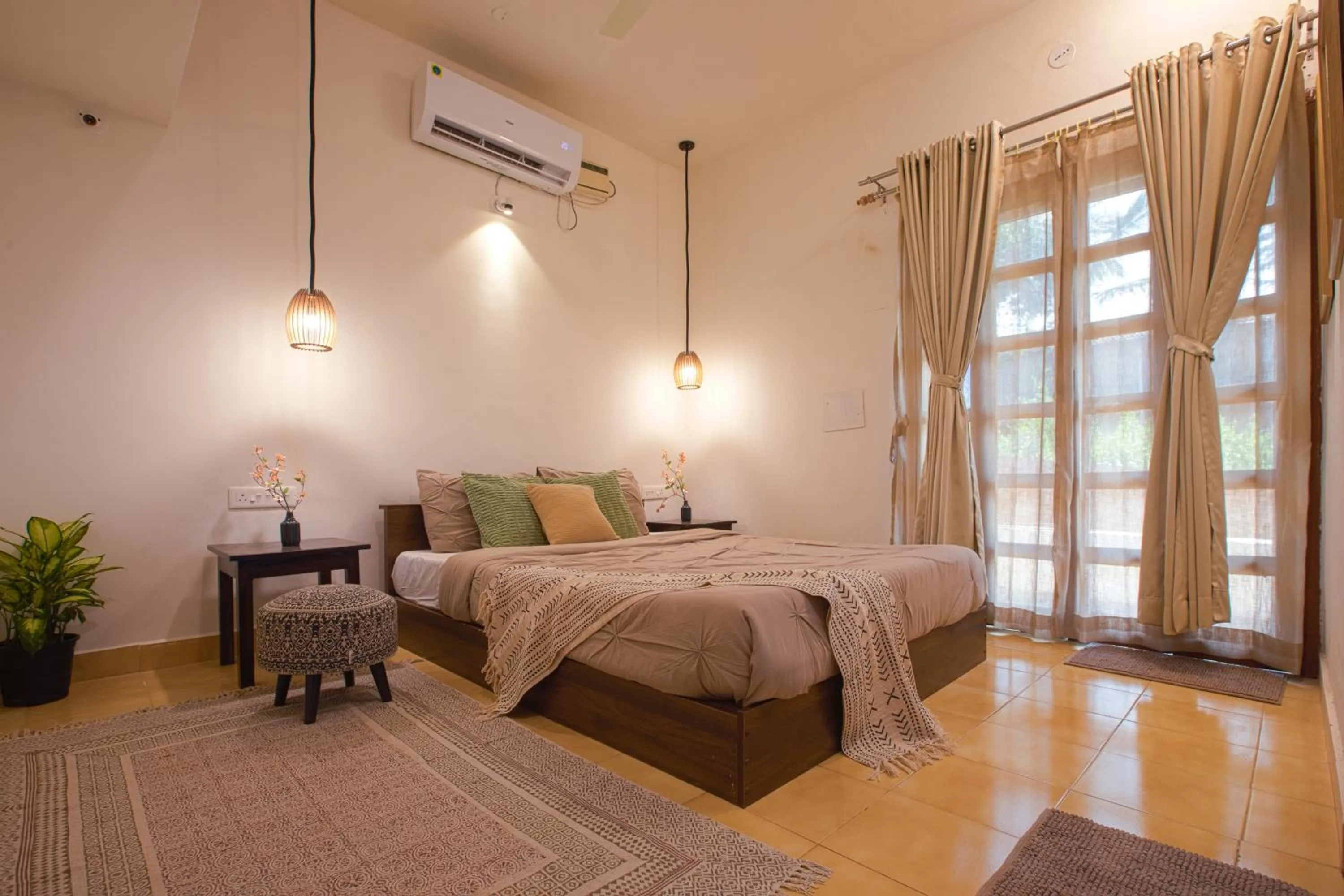 Beach Villa with Living room in Woodpegger By The Beach, Mandrem