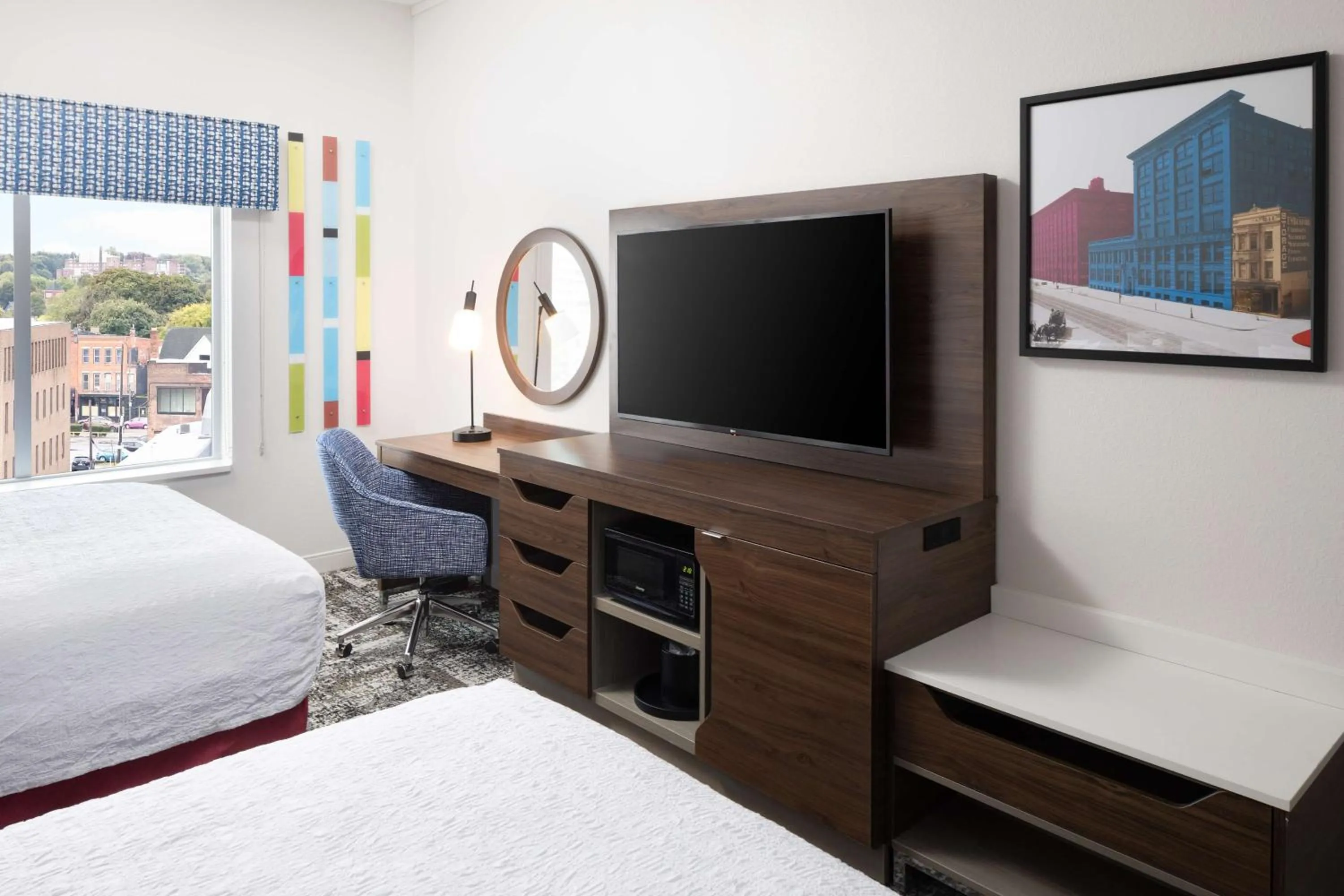 Queen Room with Two Queen Beds - Hearing Access in Hampton Inn & Suites Rochester Downtown