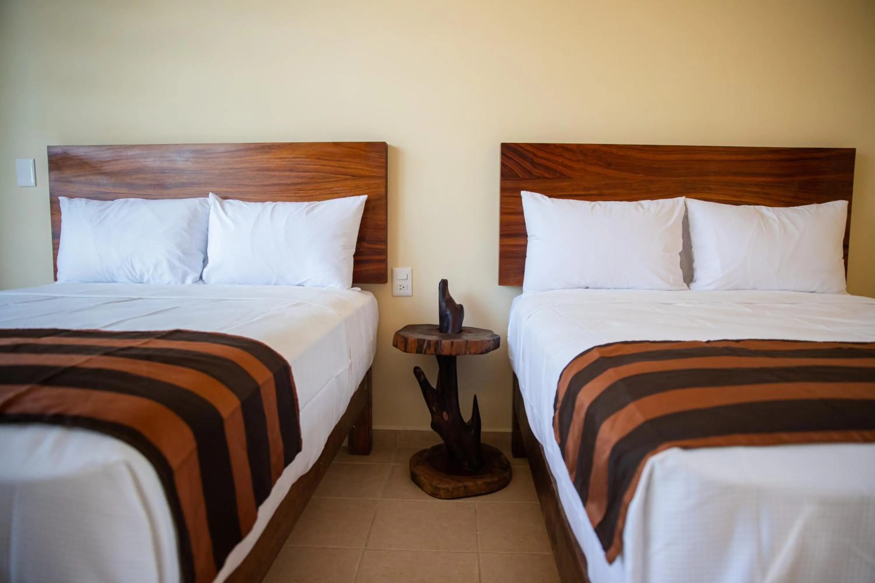 Double Room with Two Double Beds in Hotel Santa Cruz Punta Zicatela