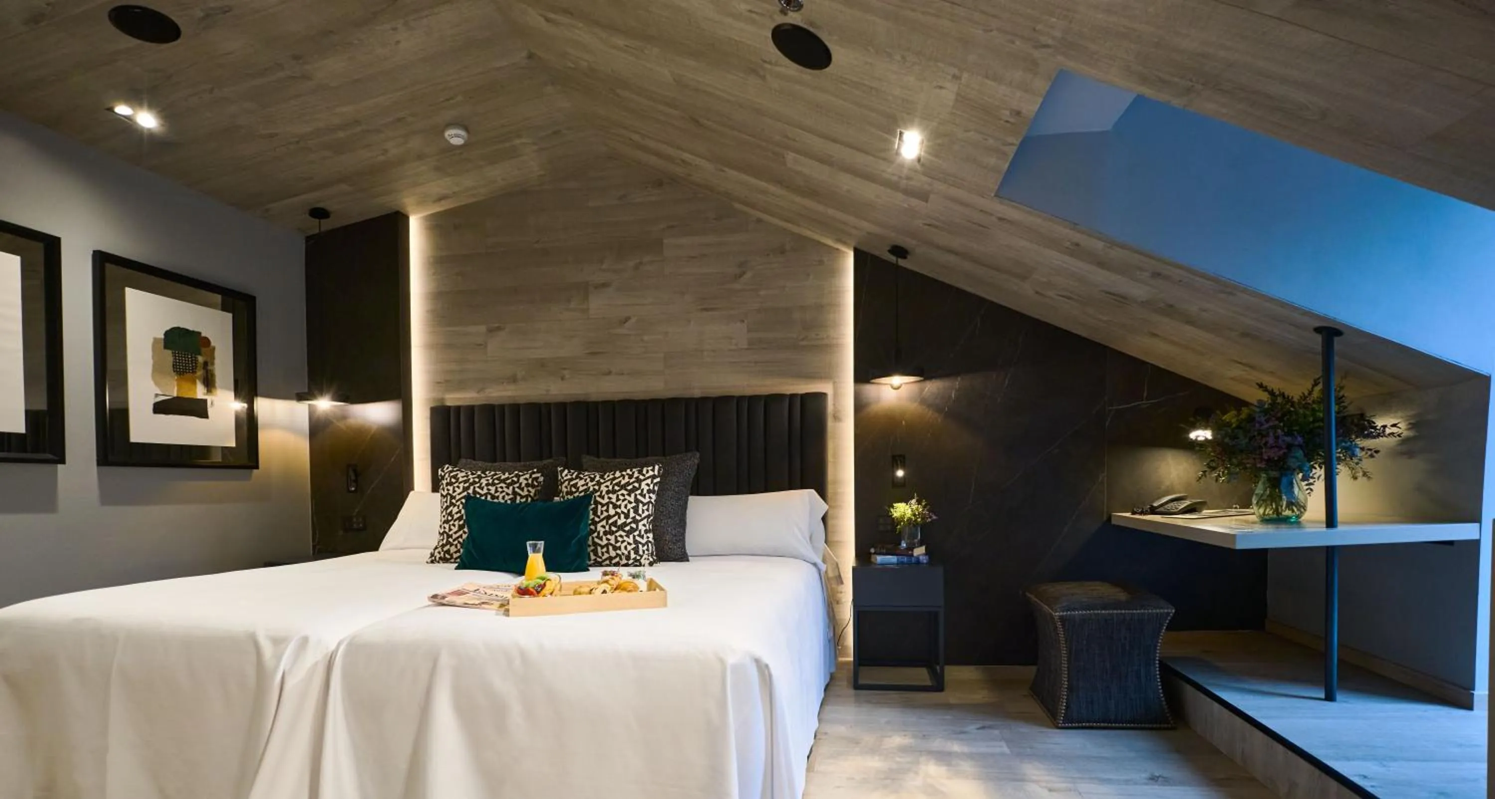 Penthouse Deluxe Room with Terrace and Jacuzzi in Hotel Regina