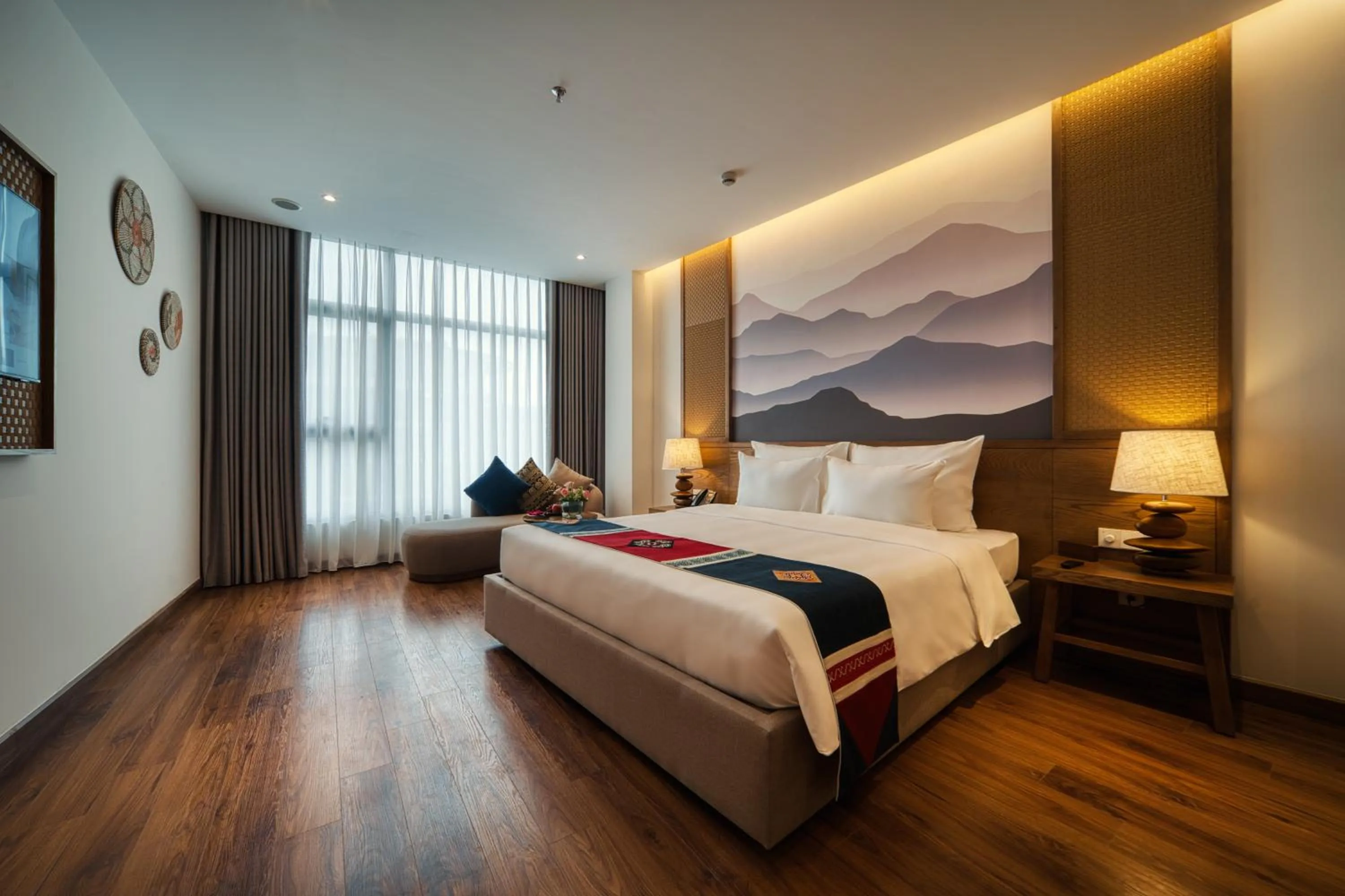 Deluxe King Room with Garden View in Lady Hill Sapa Resort