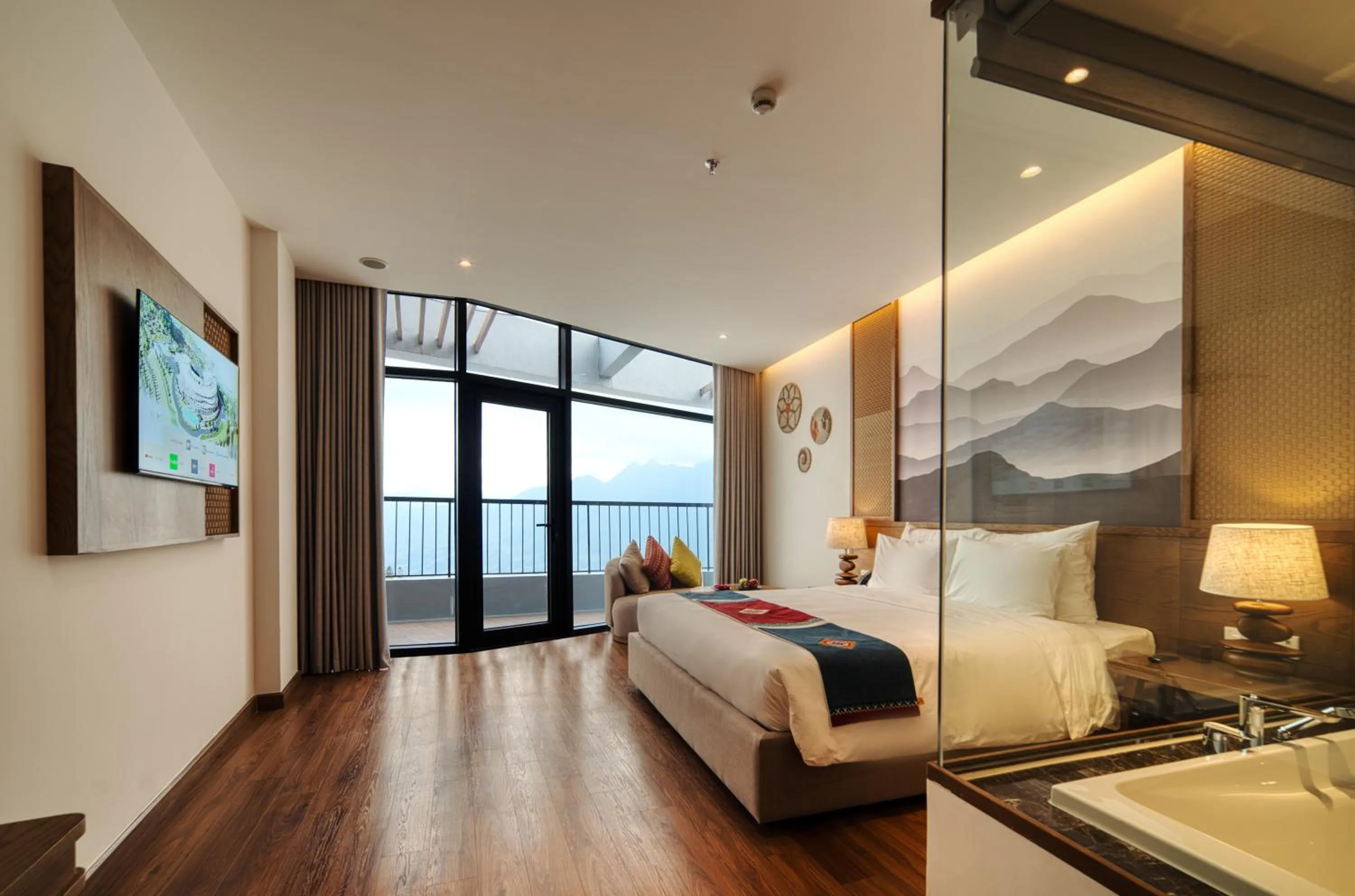 Premier King Room with Mountain View in Lady Hill Sapa Resort