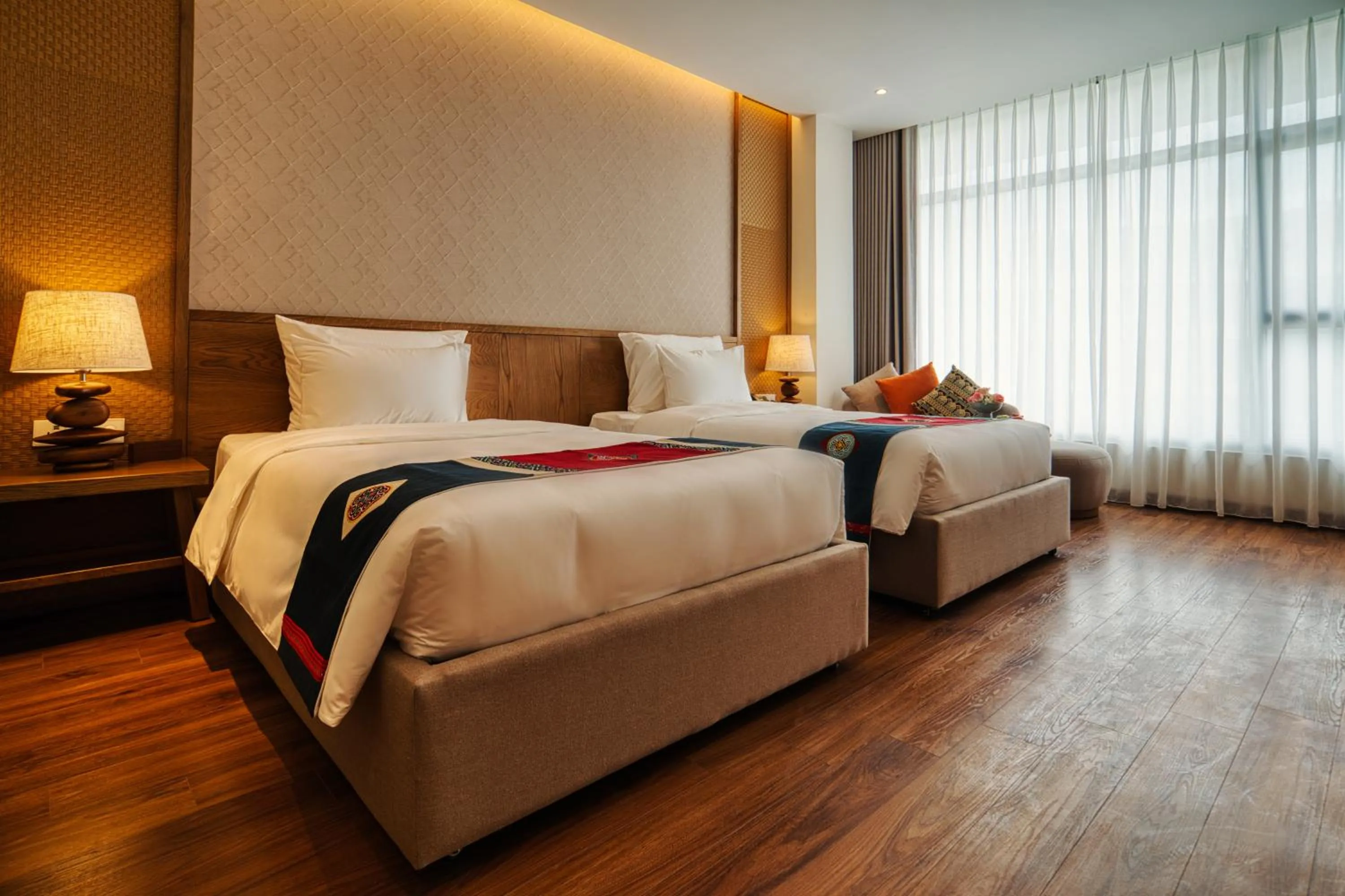 Superior Twin Room with Garden View in Lady Hill Sapa Resort