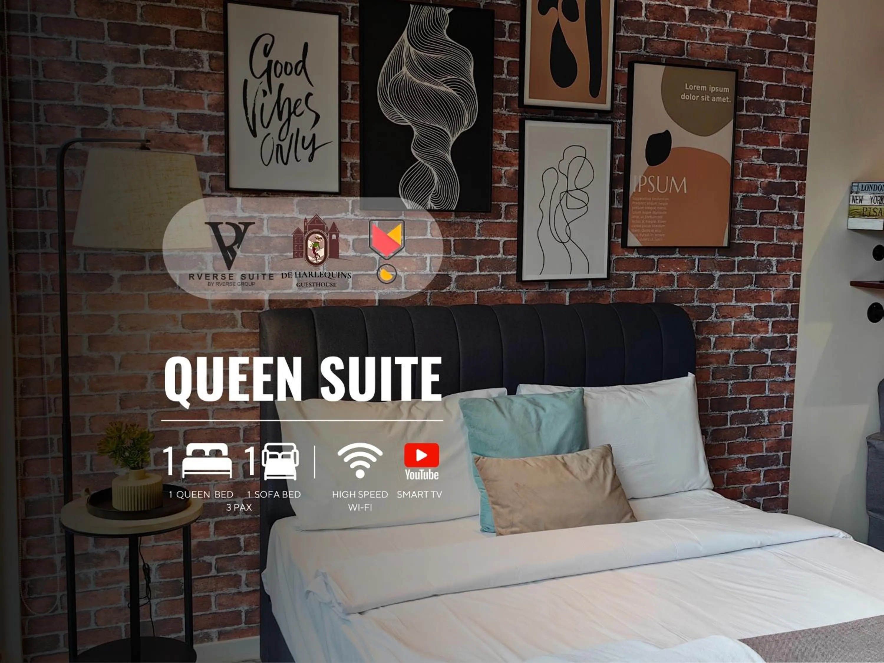 Queen Suite in Scarletz Suites KLCC by De Harlequins Guesthouse