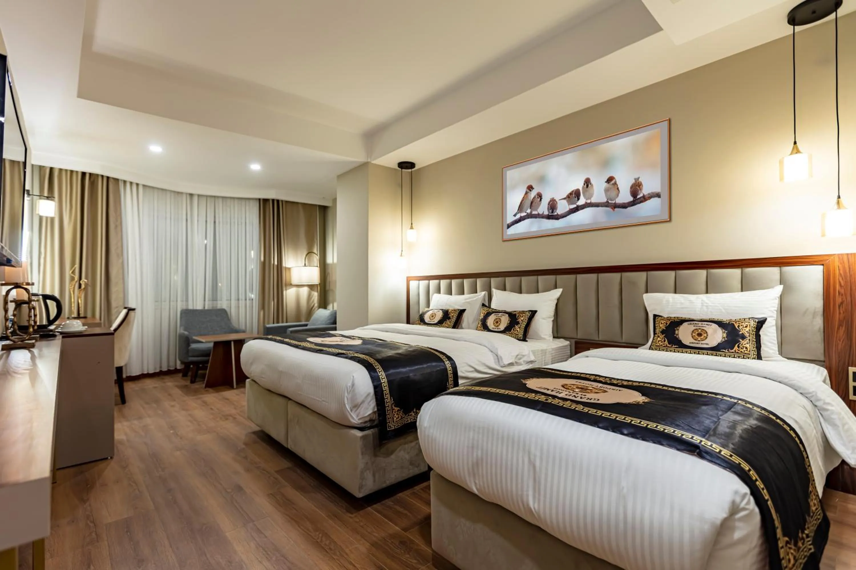 Superior Twin Room in GRAND HAMİT By Karadayı Airport Hotel