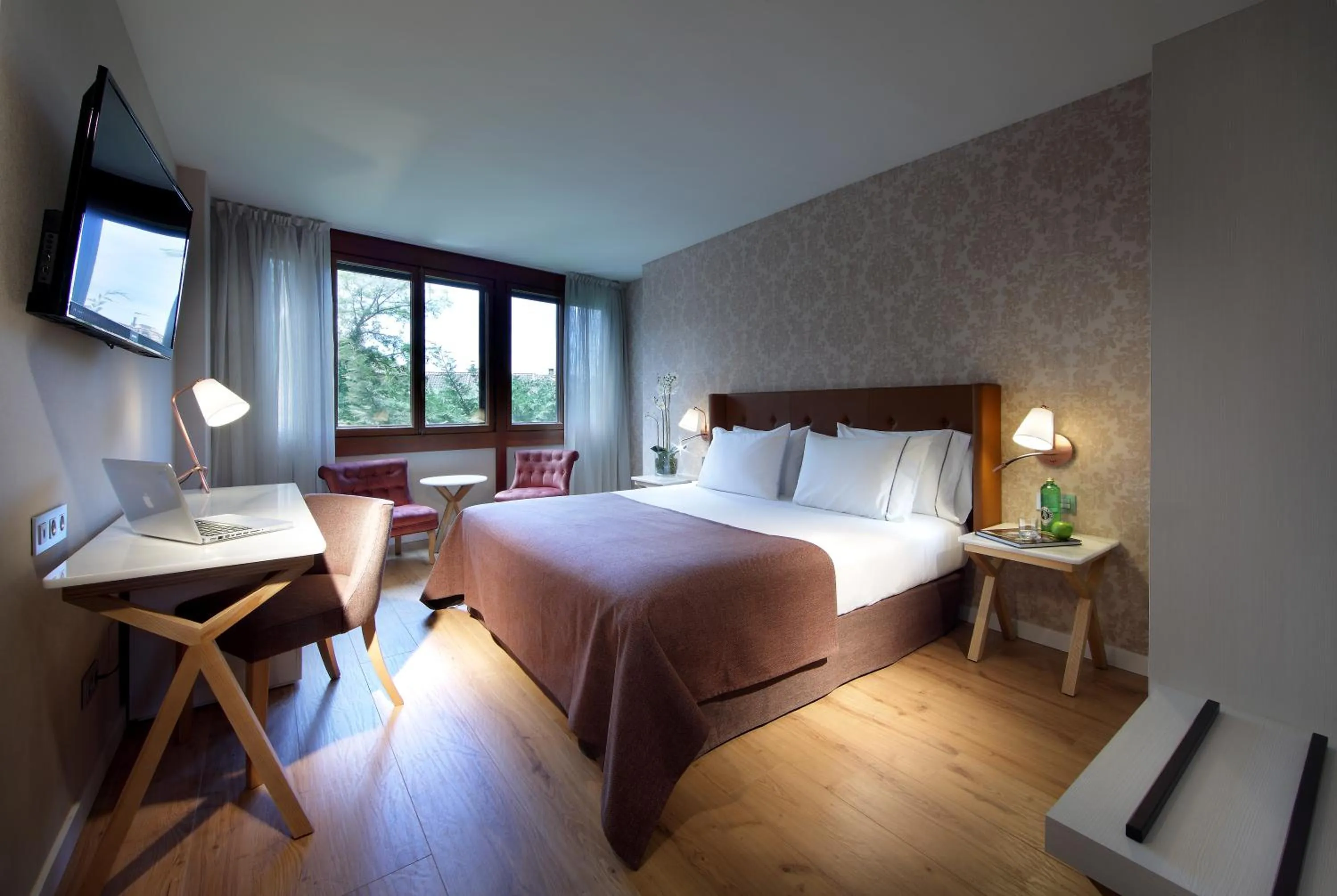 Double or Twin Room with View in Exe Casa de Los Linajes