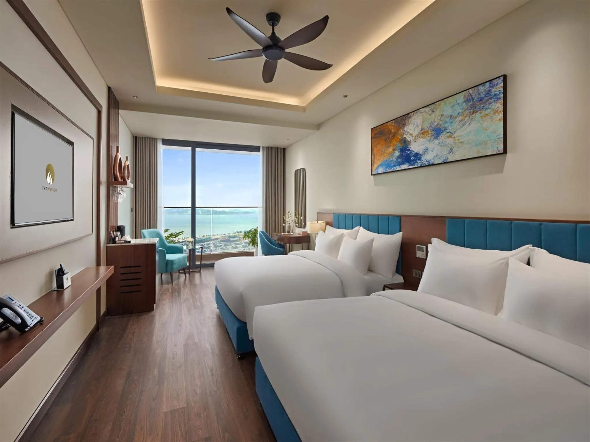 Suite Family Room with Ocean View Balcony in The Watson Premium HaLong Hotel