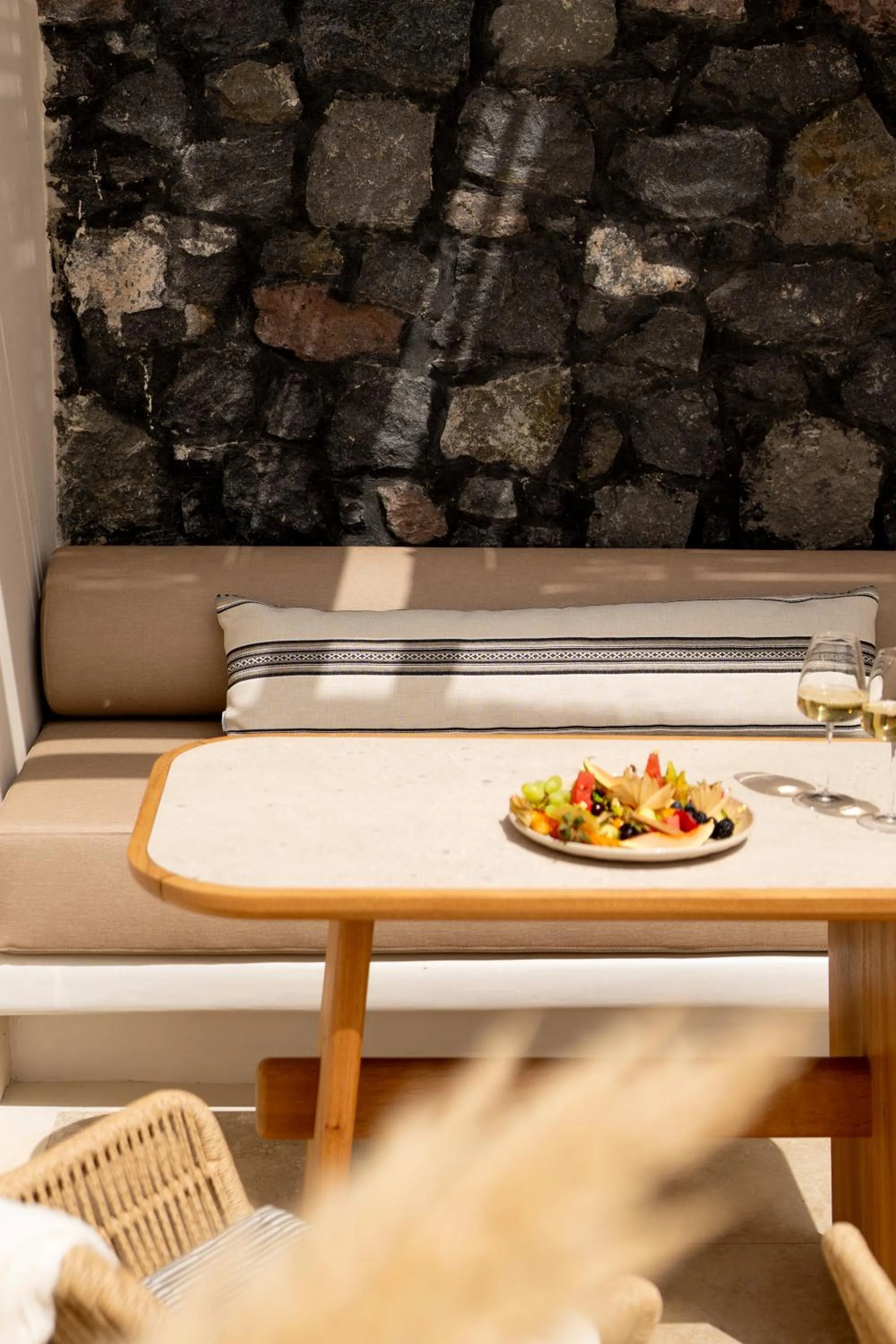 Unwind Sunset & Sea View Junior Suite with Pool in Santo Mine Oia Suites